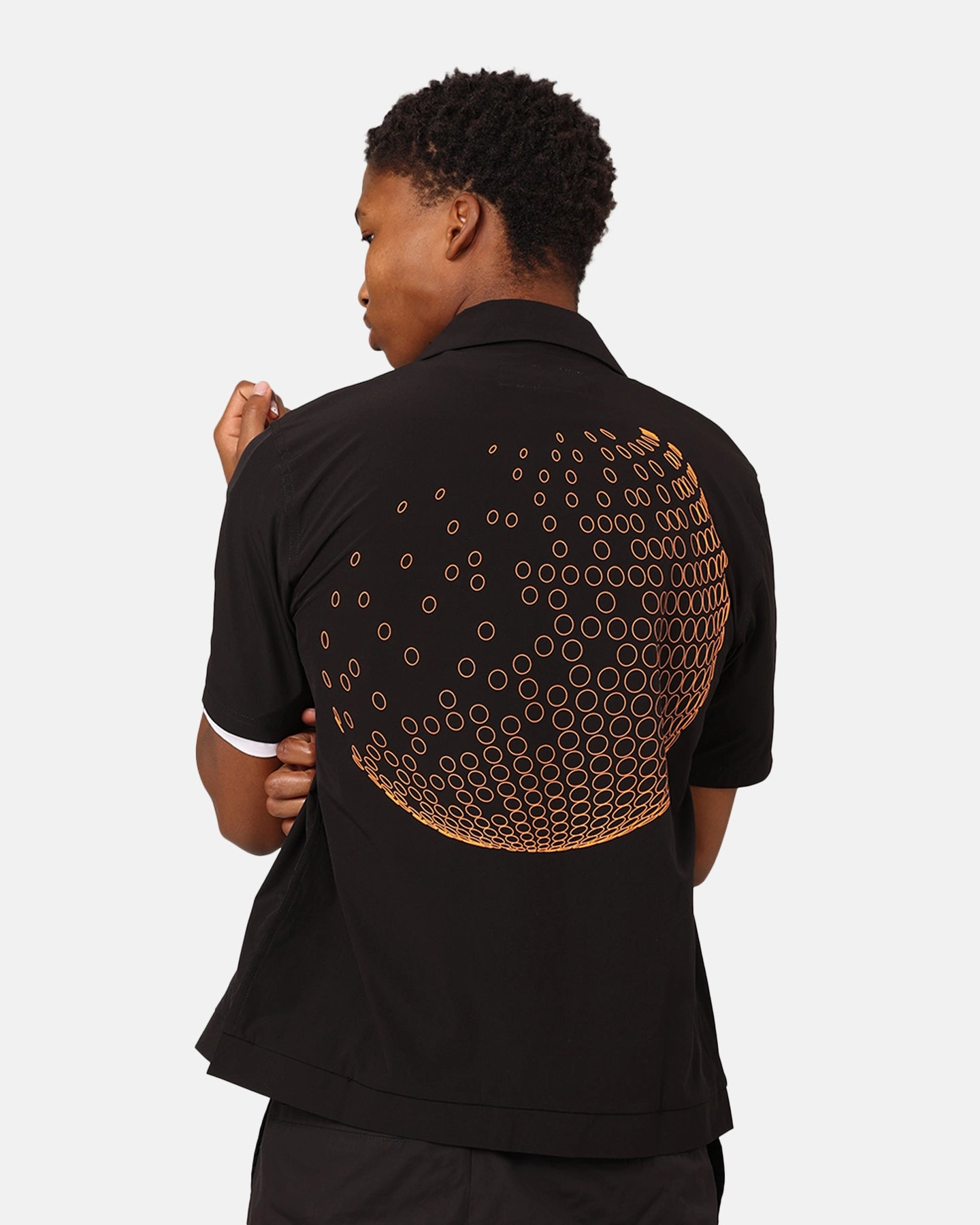 Students Golf Gearing Shirt Black Business casual