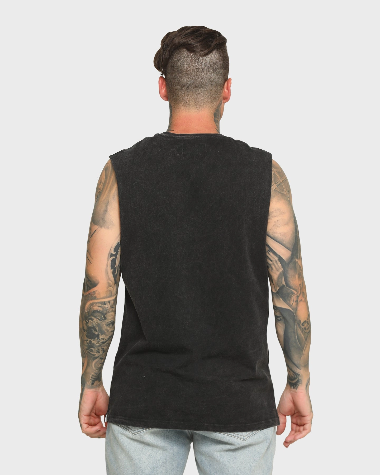 High-End Quality Hydrophobic coating Carr?? Le Coq Classique Muscle T-Shirt Washed Black