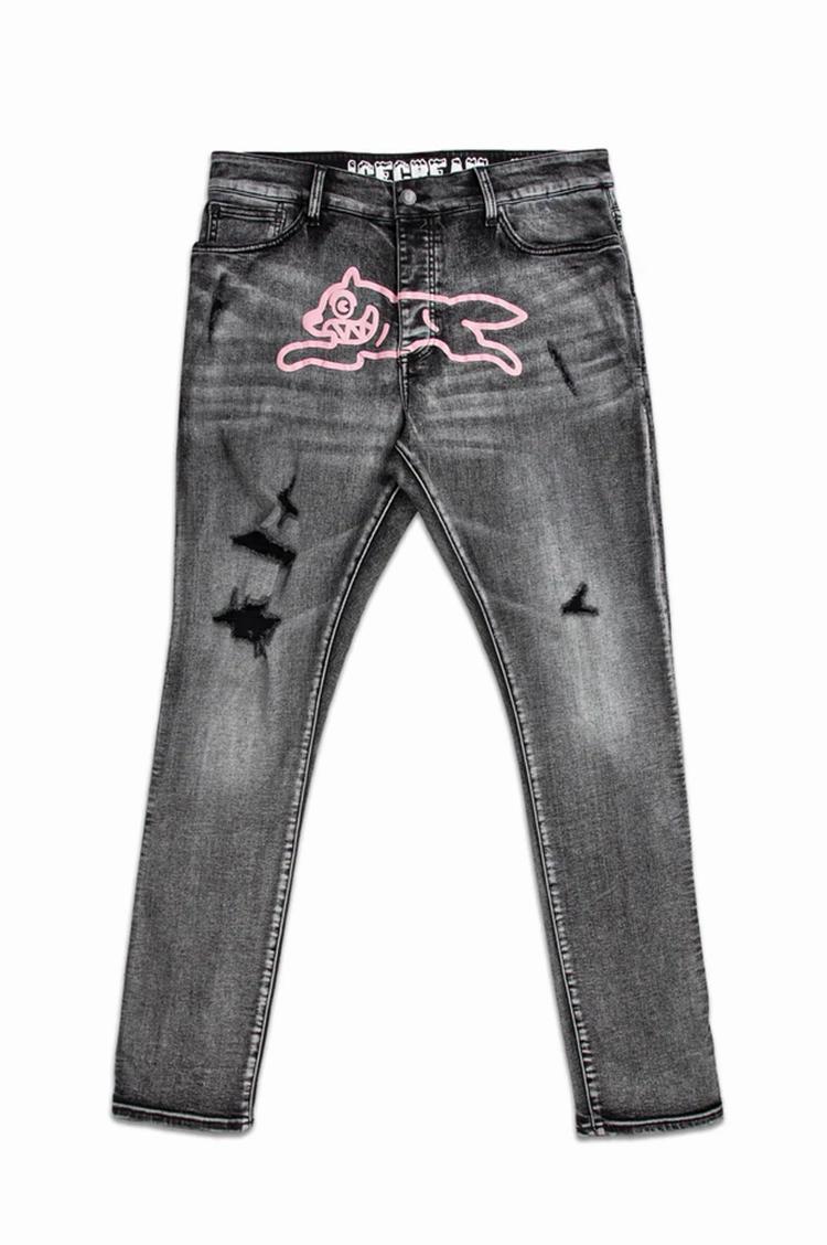 High-waisted fit Icecream Flamingo Jeans