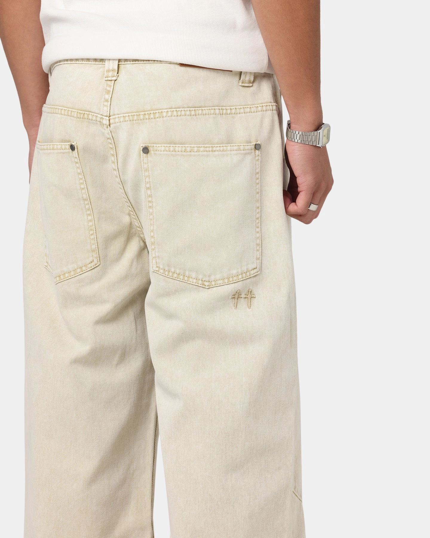 Saint Morta Amplus Jeans Dirty Blonde Autumn Days Parent Style Bold Brushed Interior