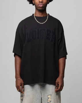 Perfect for Vacation Loiter Arch Premium Boxy T-Shirt Black