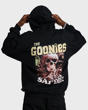 Goat Crew X The Goonies Goonies Hoodie Black NonIrritating Tagless Neck
