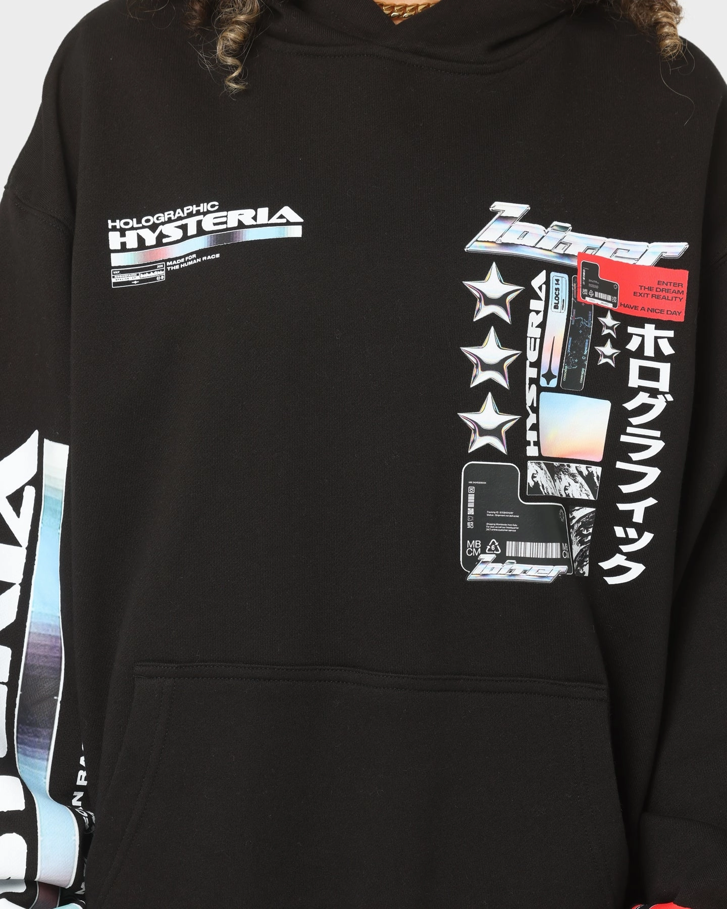 Loiter Constellation Hoodie Black Flexible Shield Ergonomic Cut