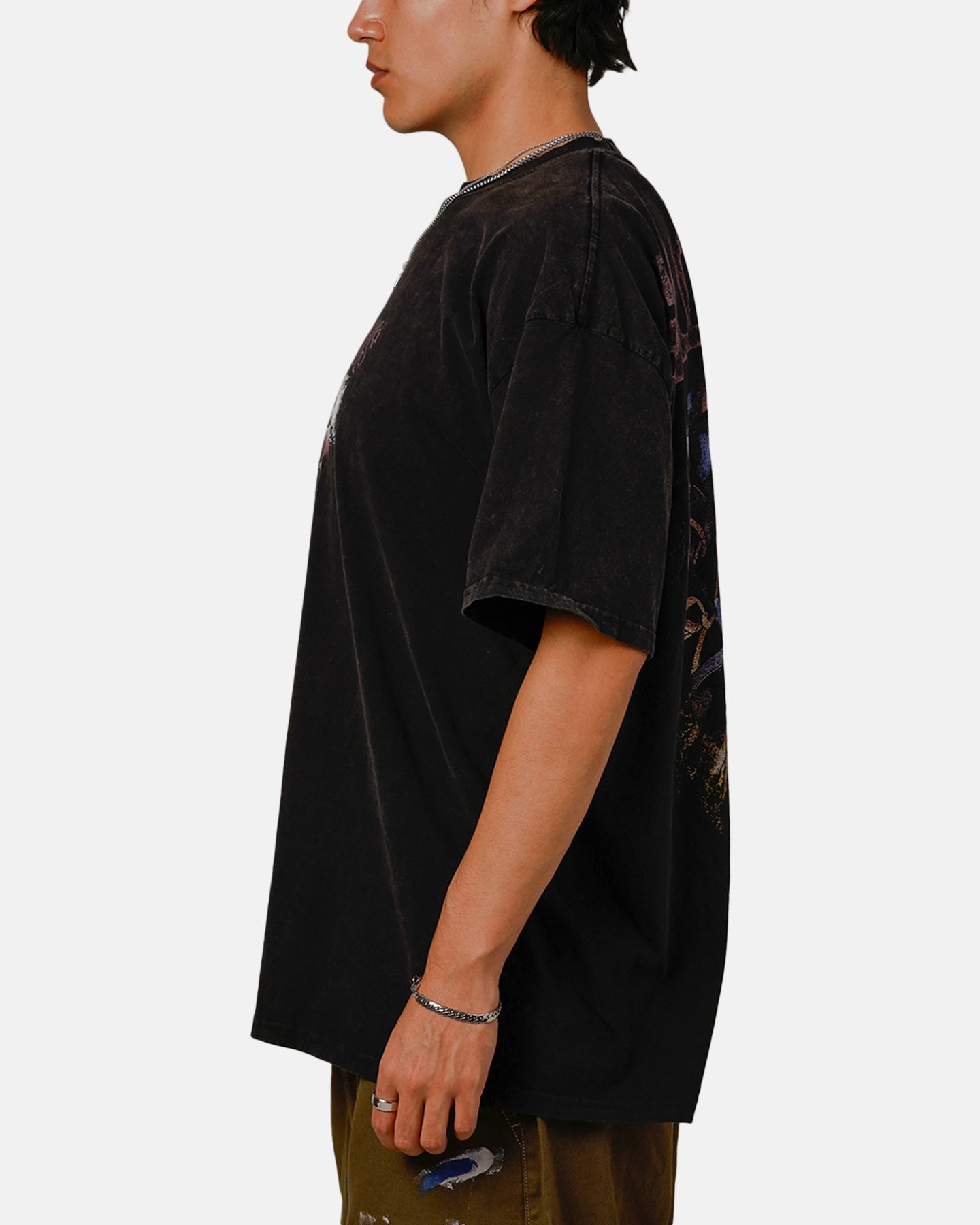High Durability Weave AntiPillingTreatment Goat Crew Marvel Galactus Vintage T-Shirt Black Acidwash