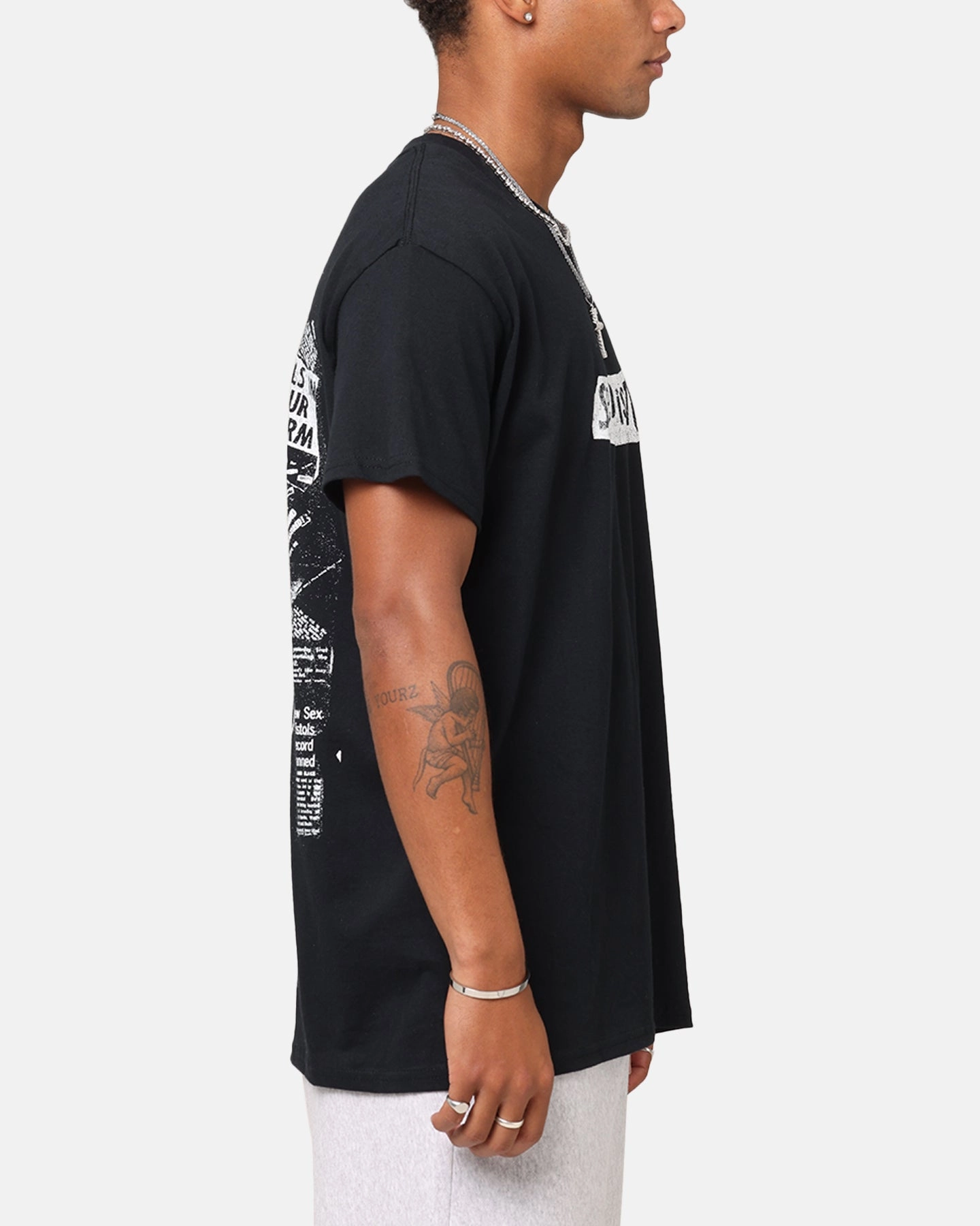 Classic Smart Sex Pistols Anarchy In The UK T-Shirt Black