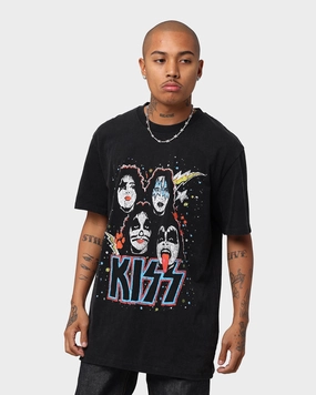 Ultimate Wear Bravado Faces Short Sleeve Vintage T-Shirt Washed Black