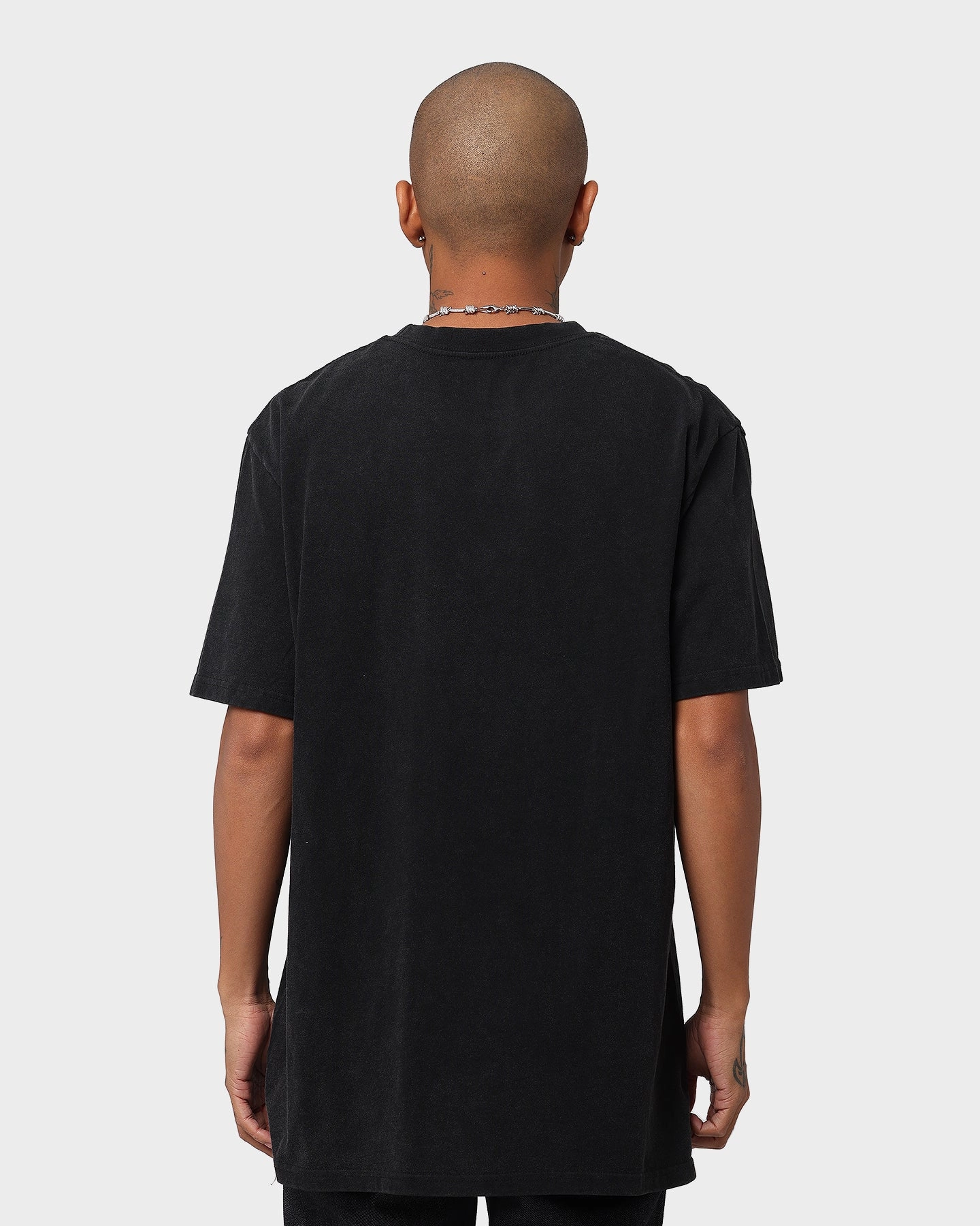 Bravado Faces Short Sleeve Vintage T-Shirt Washed Black Streetwear Style