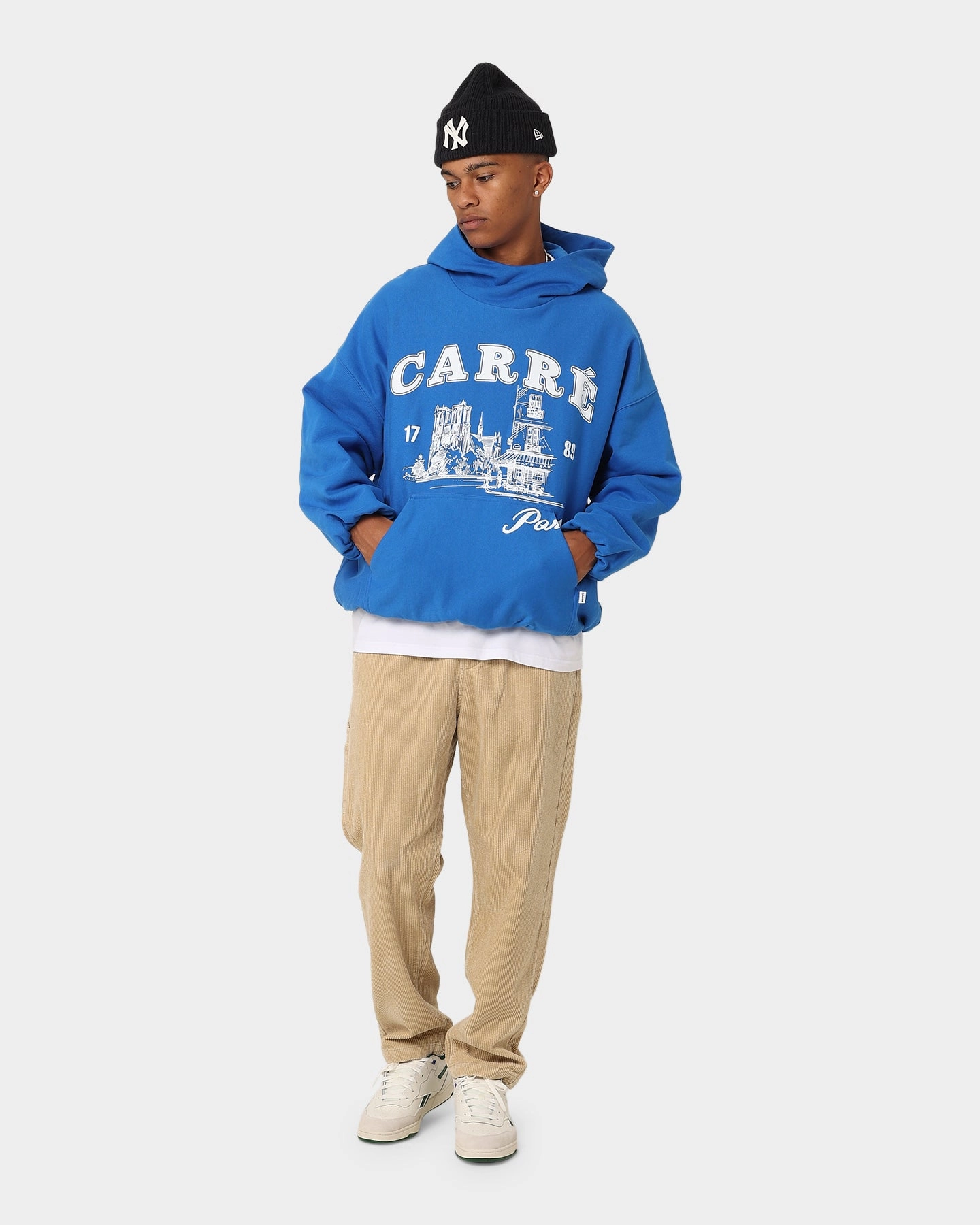 Carre Vues Oversized Superior Hoodie Blue mountain vacation Cruise