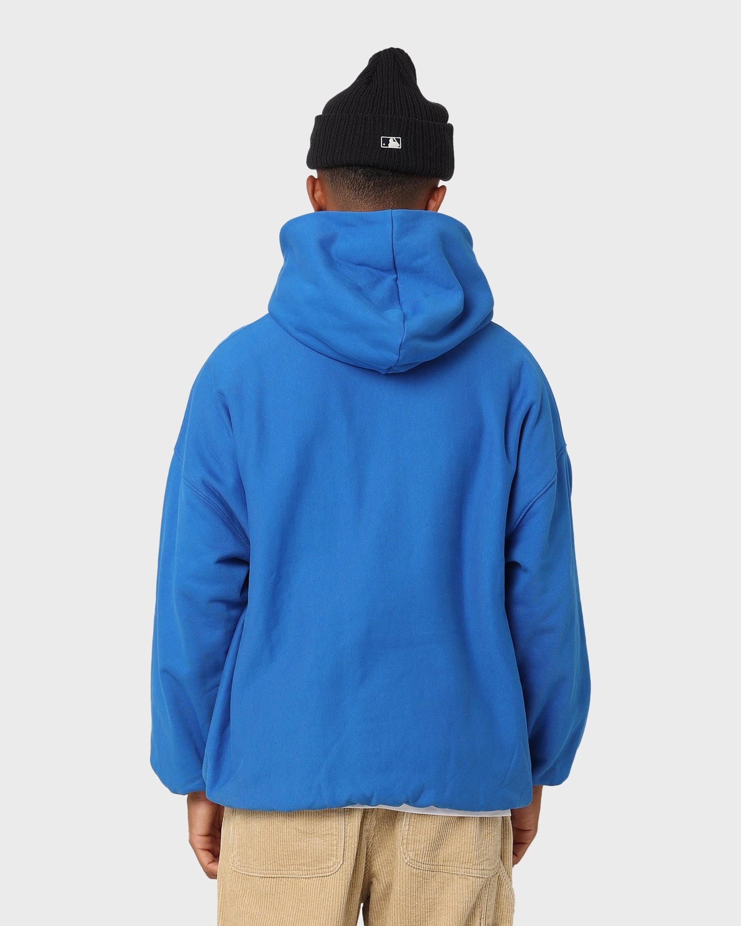 Consent Magnetic Closure System Carre Vues Oversized Superior Hoodie Blue