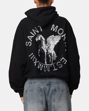 Saint Morta Pegasus Premium Hoodie Black Static Resistant