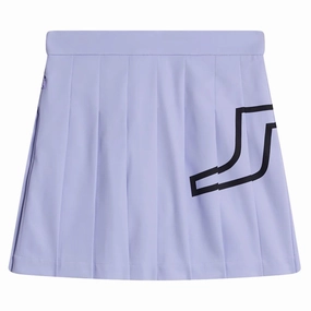 J.Lindeberg Naomi Golf Skirt Sweet Lavender - FW23 Women Detachable Detail