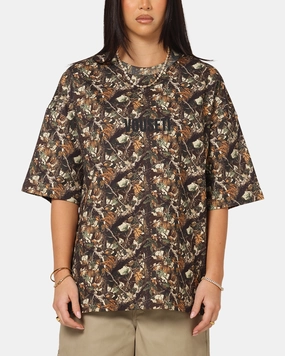 Vouseti Tree Camo T-Shirt Black Casual Elegance