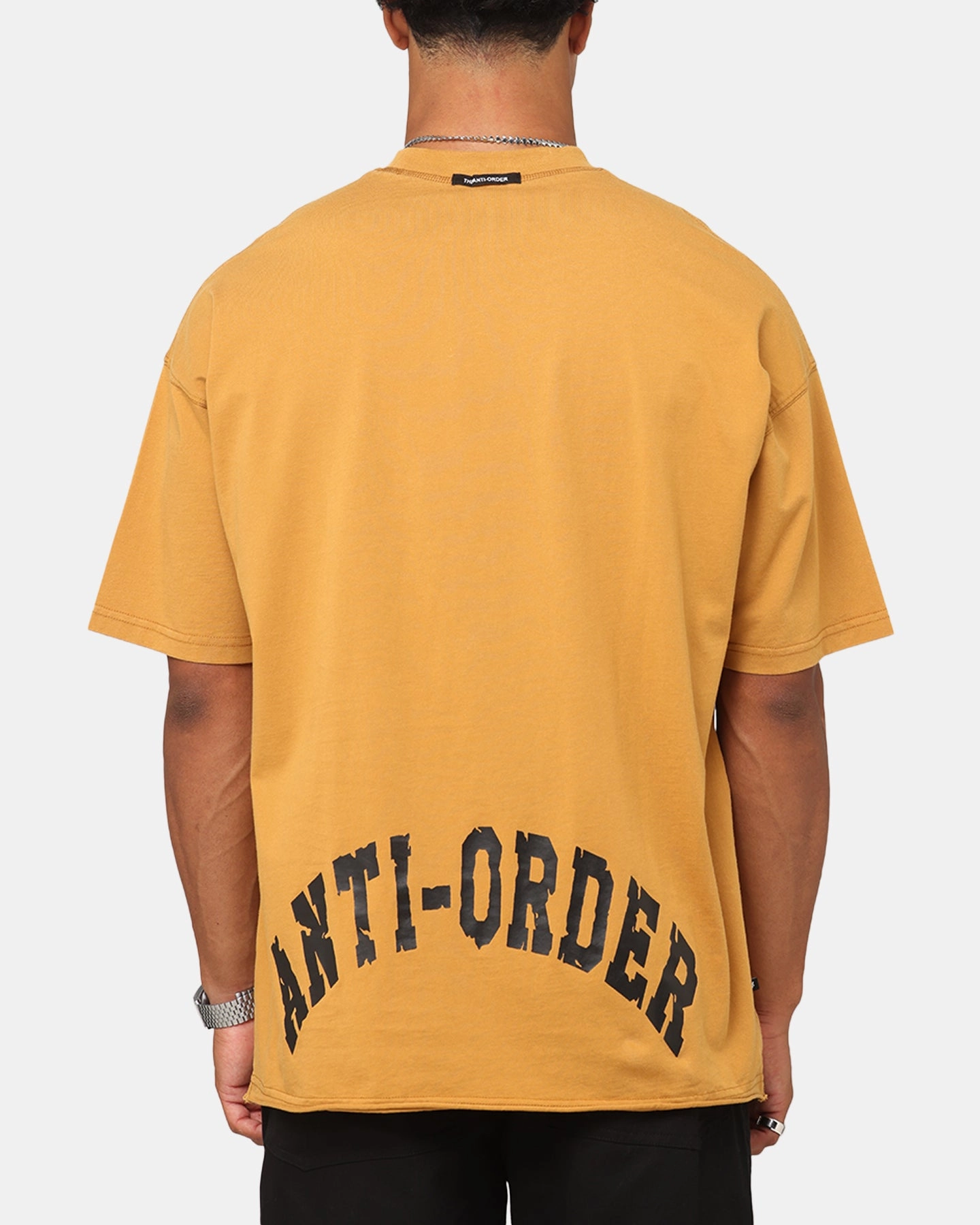 The Anti Order Architype Boxy T-Shirt Mustard Quick Comfort HeatResistantMaterial