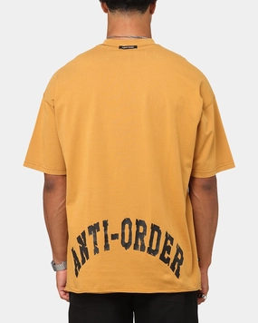 The Anti Order Architype Boxy T-Shirt Mustard Quick Comfort HeatResistantMaterial