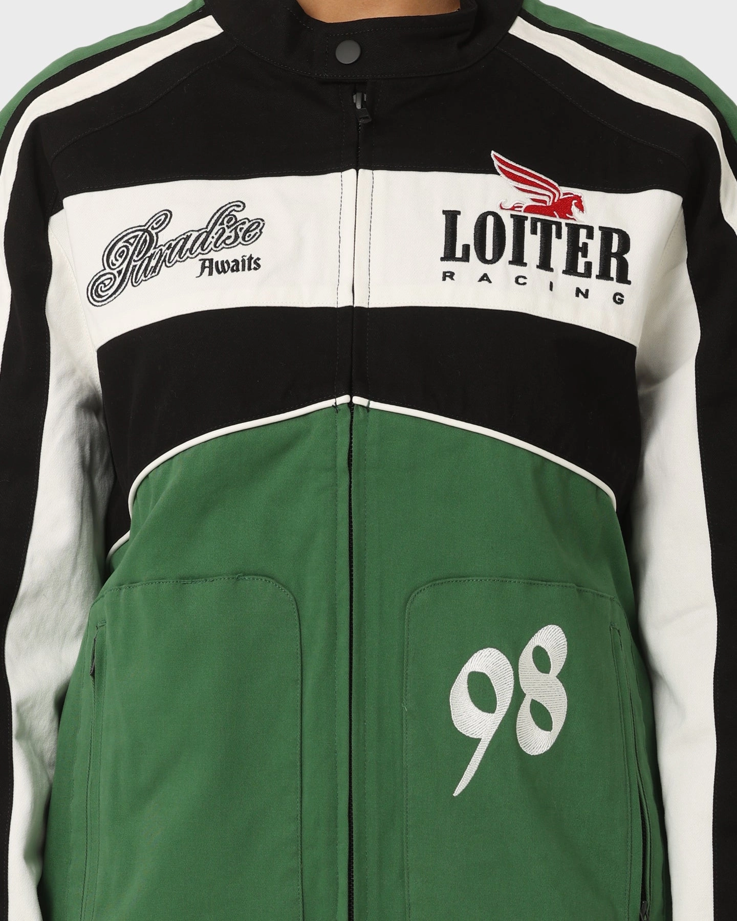 Loiter Motor Jacket Green Feel UV Protective Layer