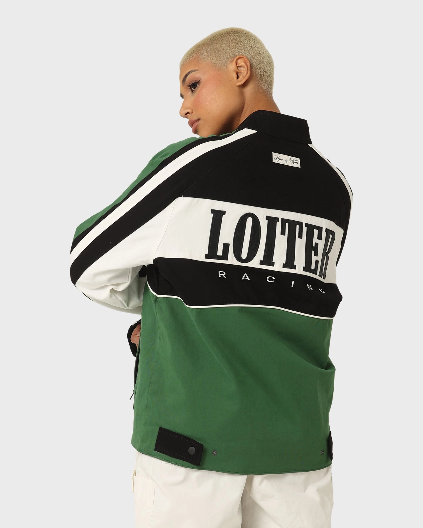 Child coordinating piece Loiter Motor Jacket Green
