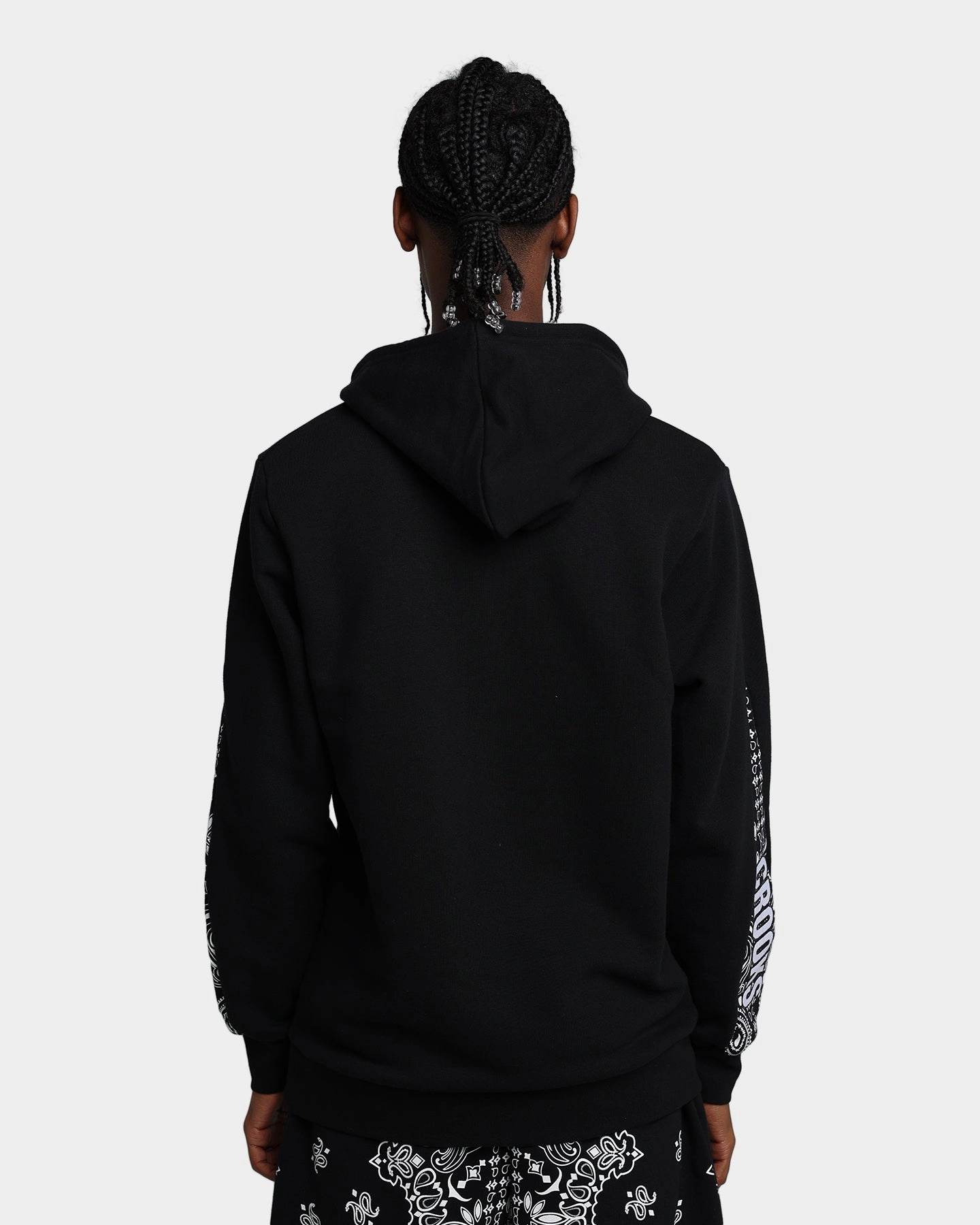 Relaxed Motion Spectacles Crooks & Castles Bandana Core Hoodie Black
