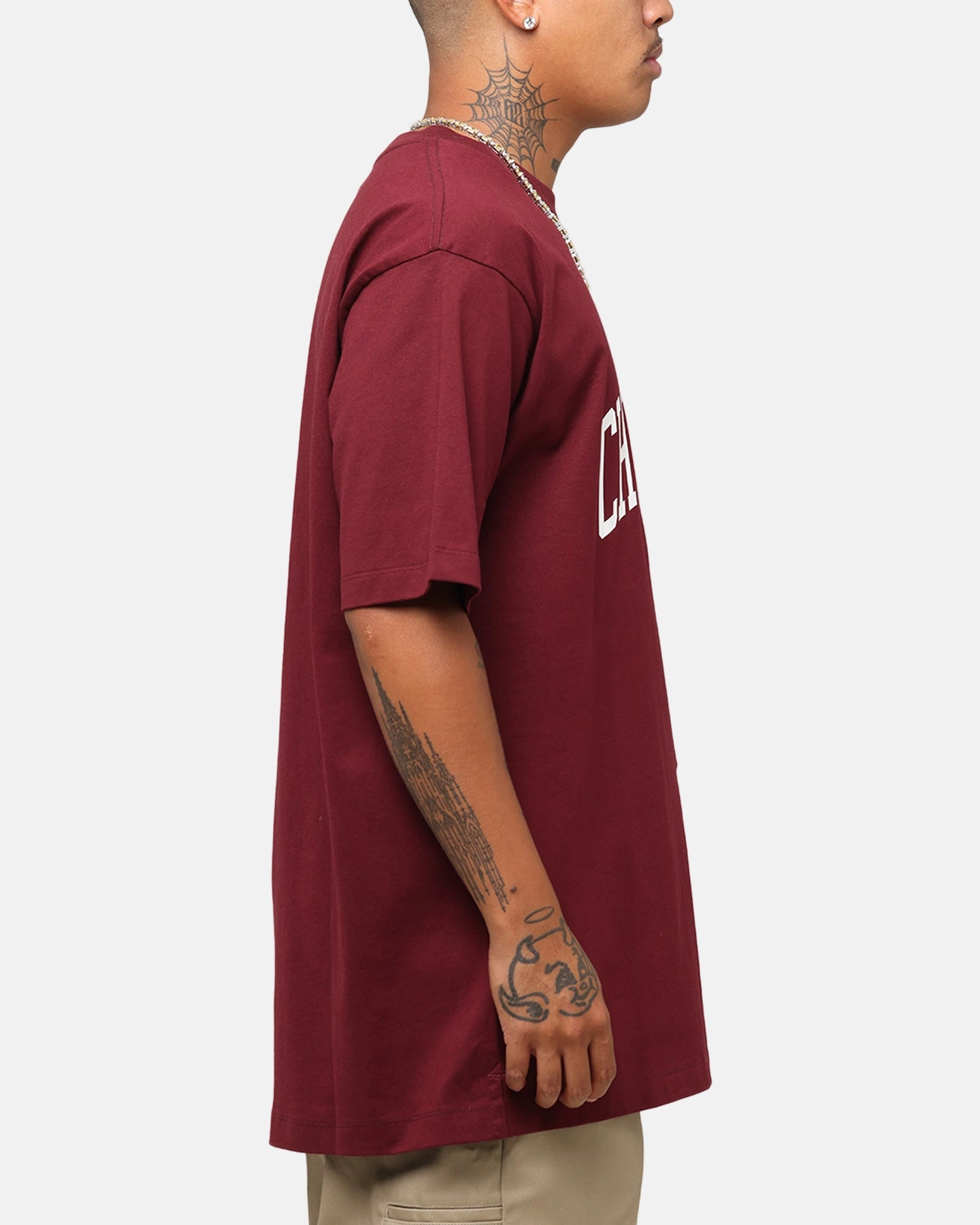 Relaxed Smart Champion Rochester Graphic T-Shirt Red