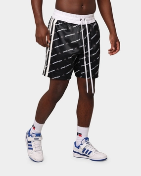 Adidas Daniel Patrick X Adidas All-Over Print Short Black Striped Pattern