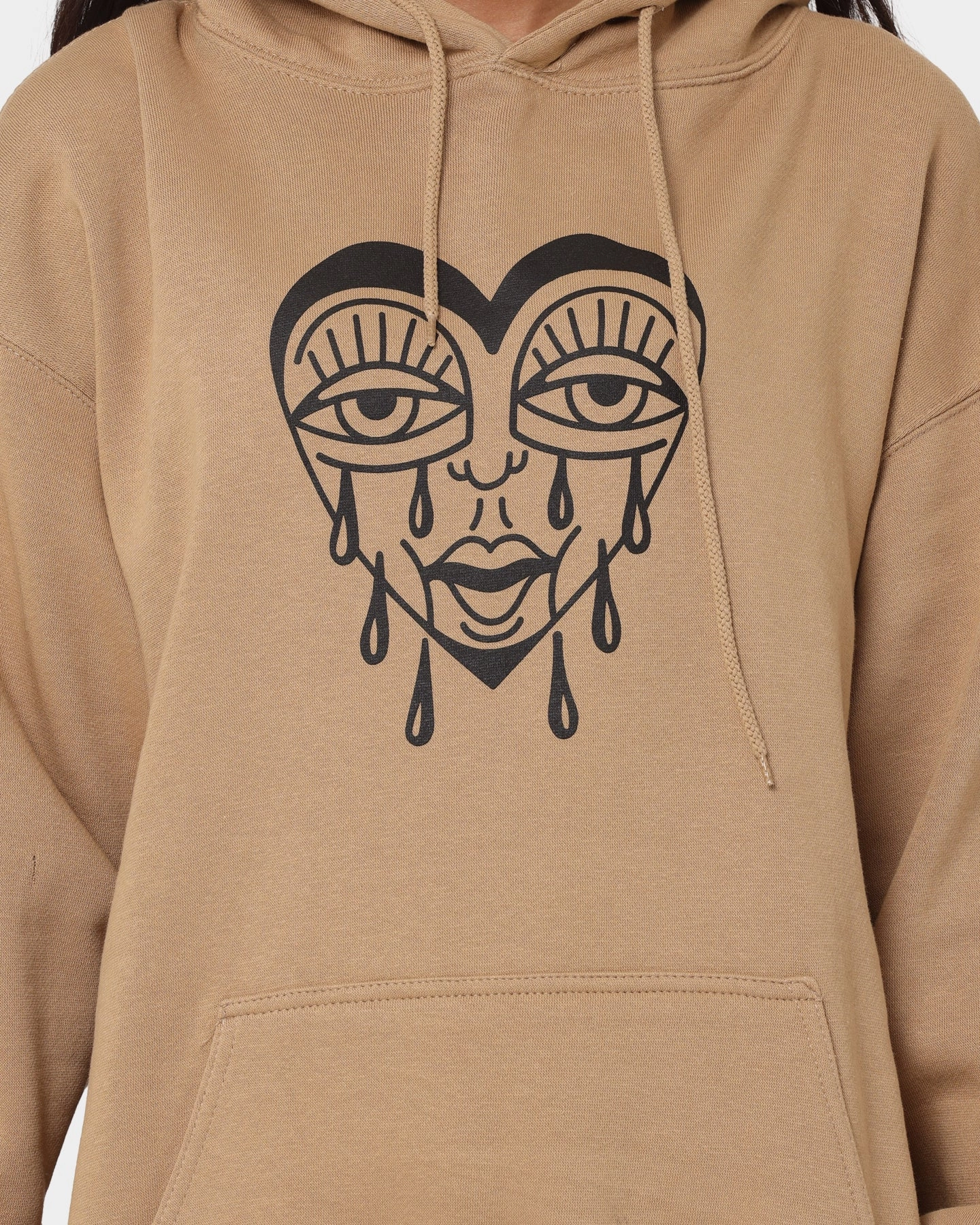 investment piece Casual Edge Rats Get Fat When I Die Hoodie Sand