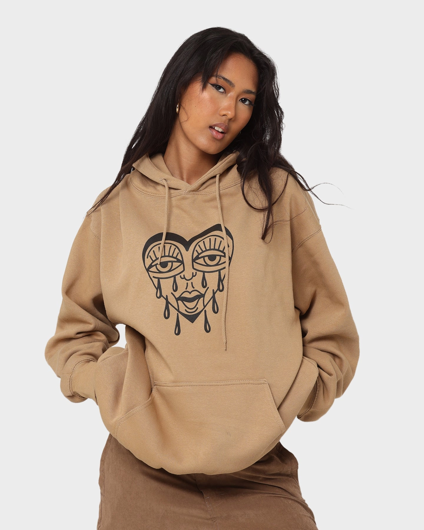 Rats Get Fat When I Die Hoodie Sand Unveil