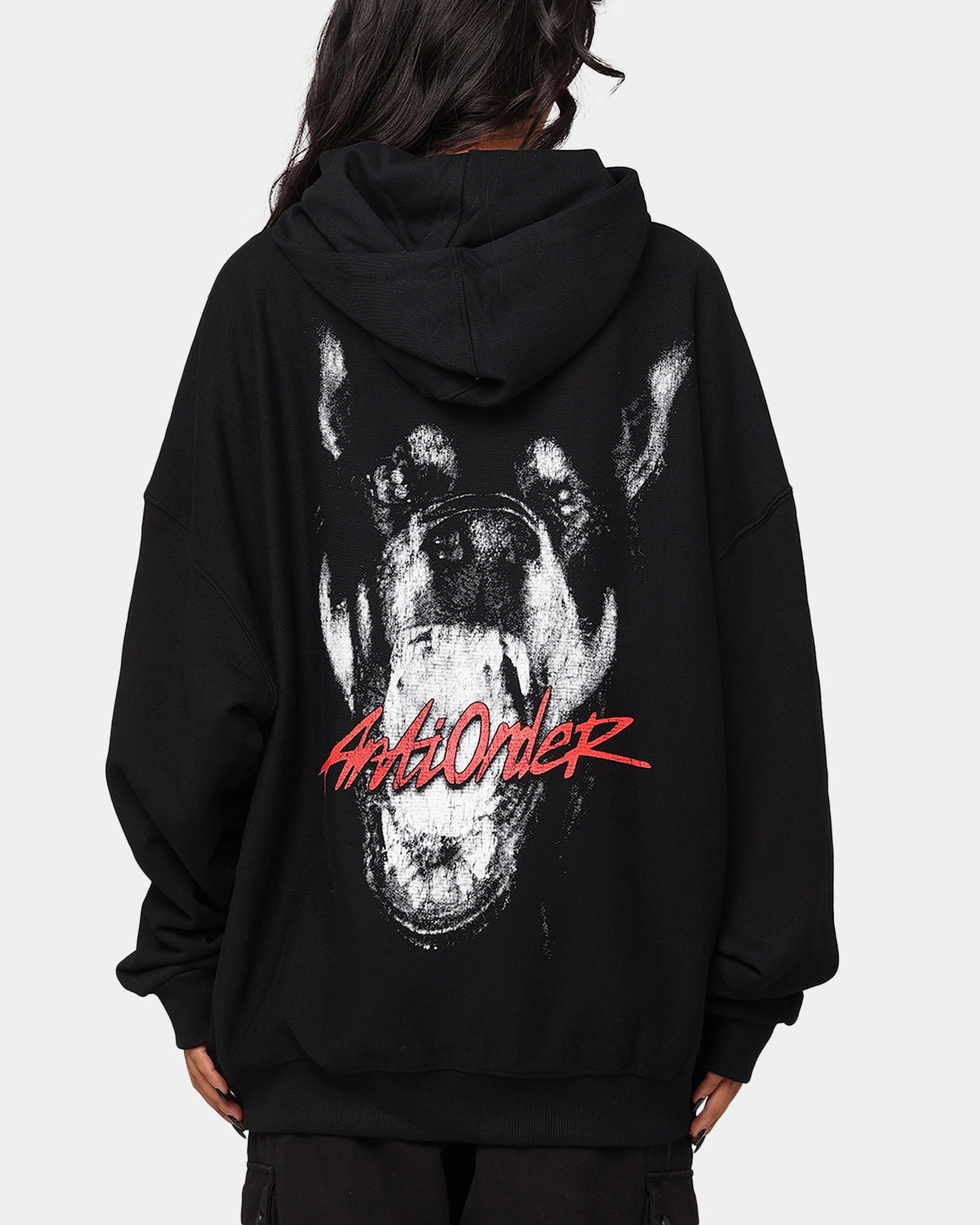 Prevent autumn clothing The Anti Order Dog Pound Hoodie Black