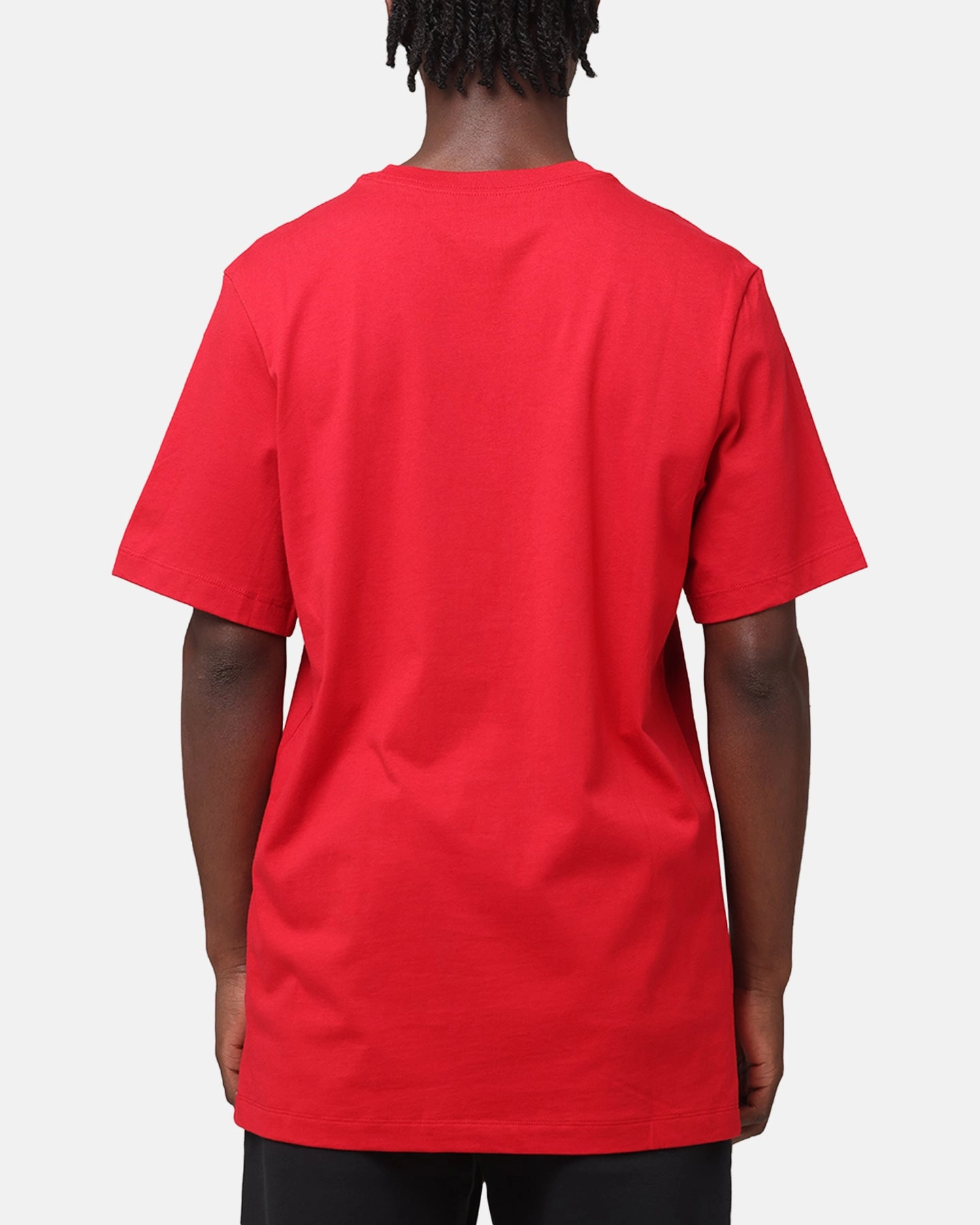 Jordan Air Stretch Crewneck T-Shirt Gym Red/Black/White Reinforced Hems