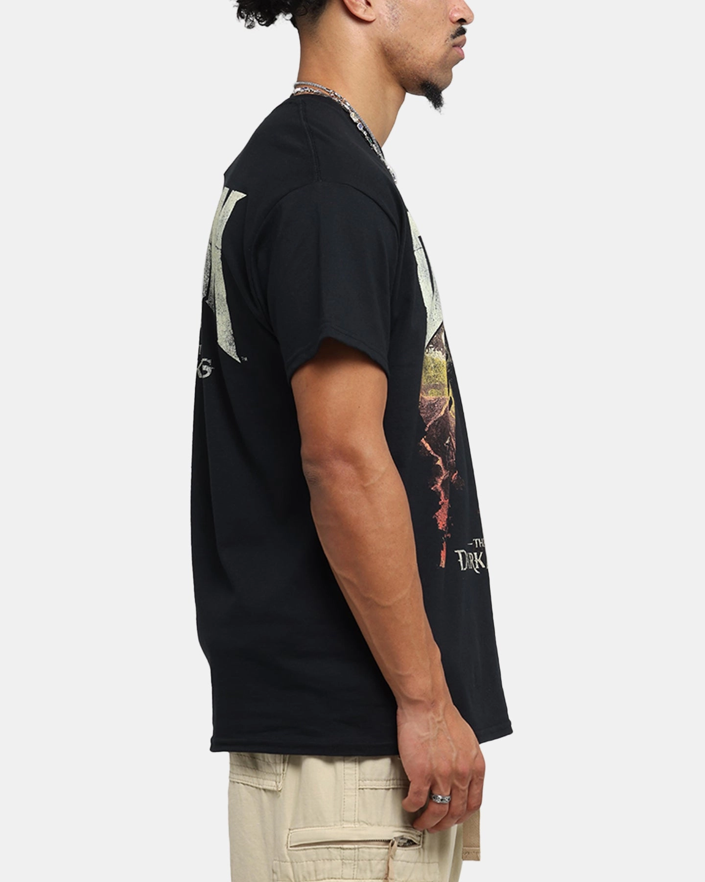 73 Studio X Doom Dark Ages T-Shirt Black Yarn Dyed Stripes perfect for all-day wear