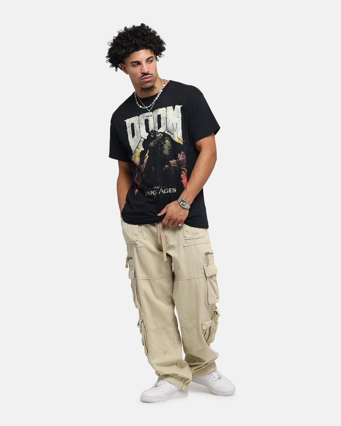 73 Studio X Doom Dark Ages T-Shirt Black Comfort and Breathable baby shower