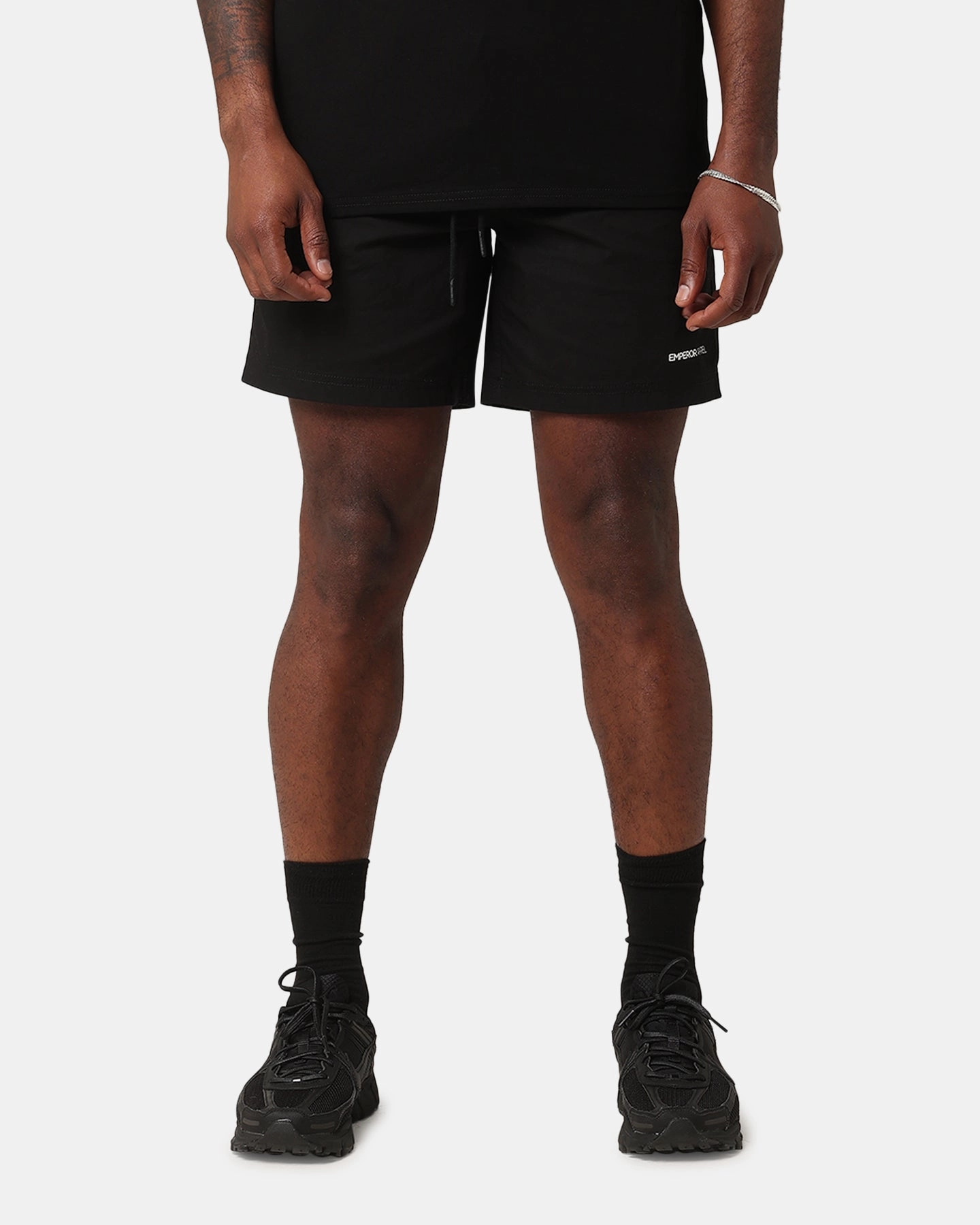 Emperor Apparel Everyday Shorts Black holiday apparel Organic Cotton