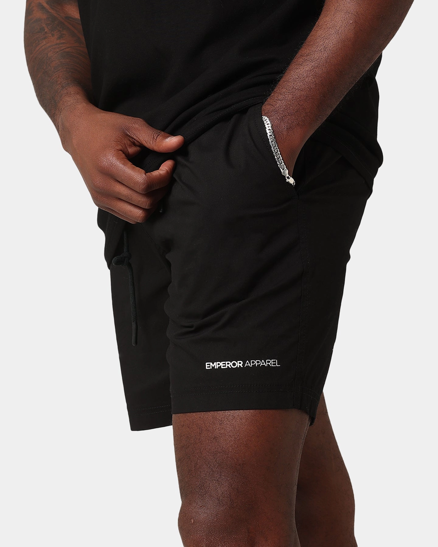 Emperor Apparel Everyday Shorts Black Camouflage Style