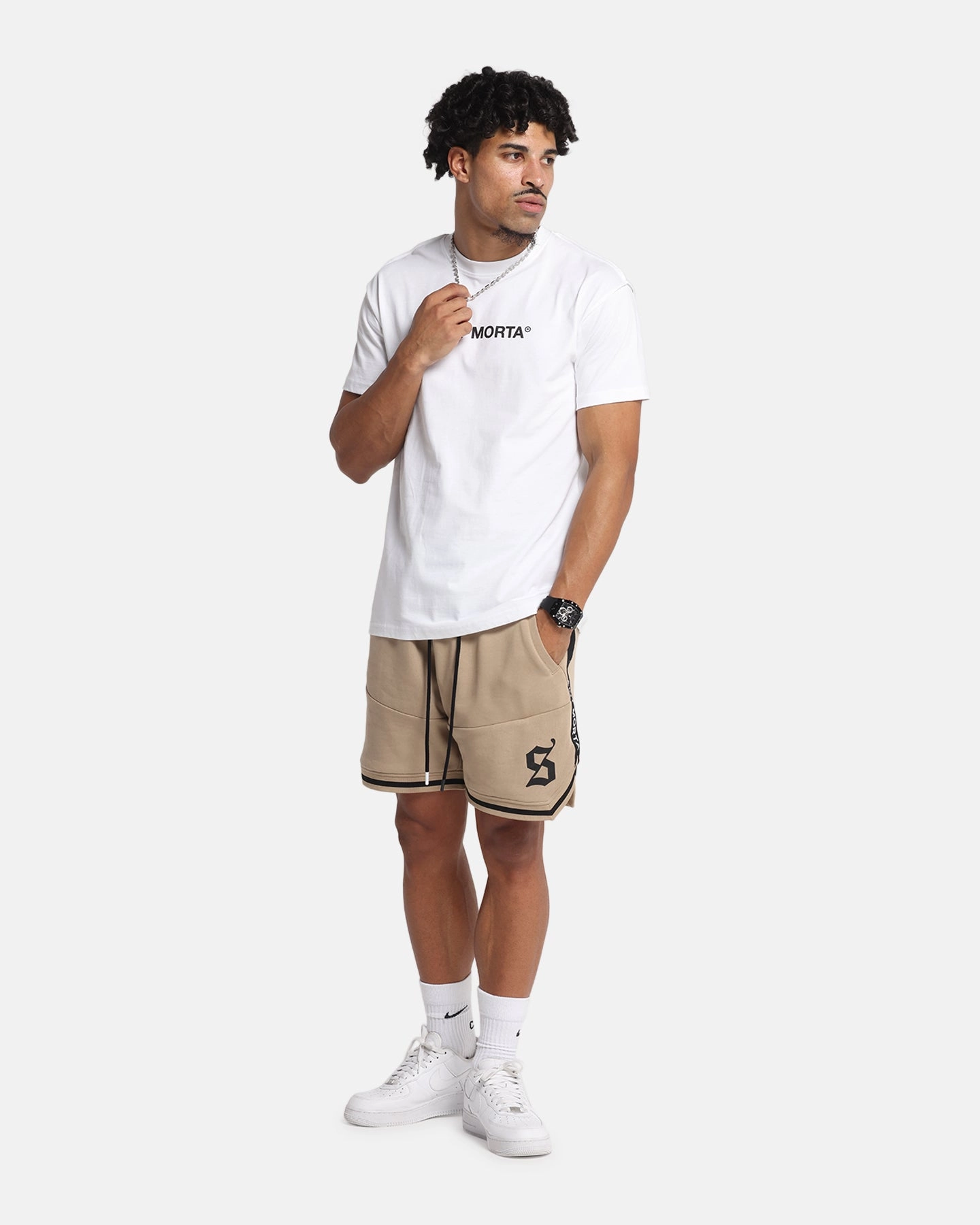 Everyday Wear Fresh Style Saint Morta Memoriam Lafayette T-Shirt White