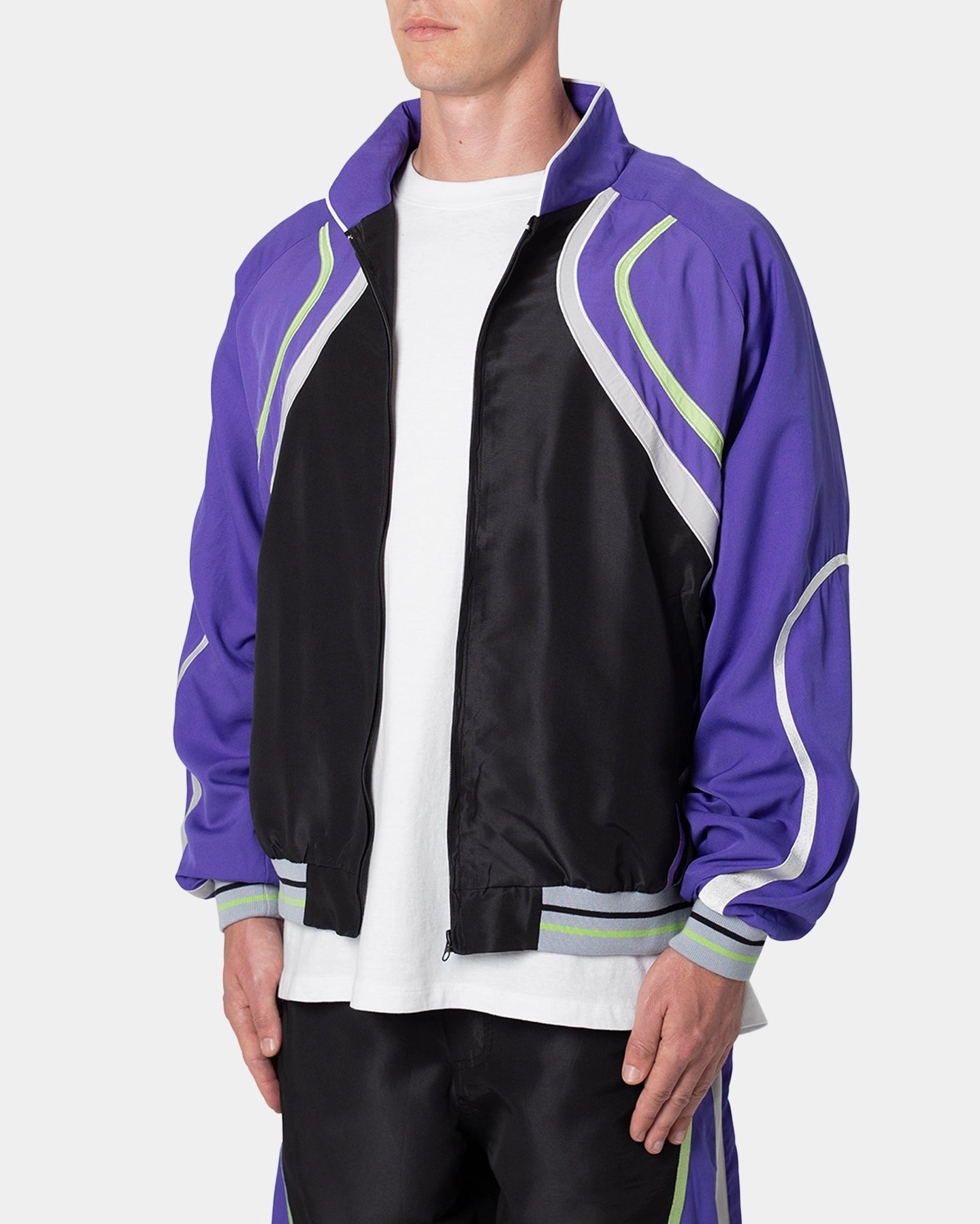 MNML Motocross Track Jacket Purple Street Ready