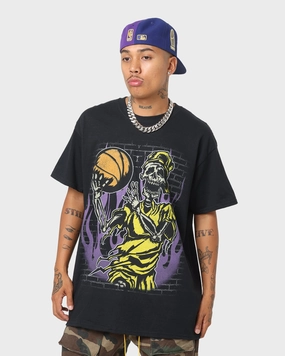 Goat Crew Baller Skeleton T-Shirt Black Light Layer