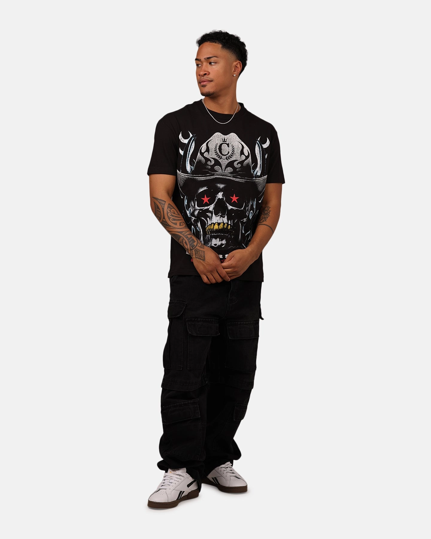 Summer Smash Cowboy Vintage T-Shirt Washed Black Seasonal Trend Comfortable Layer