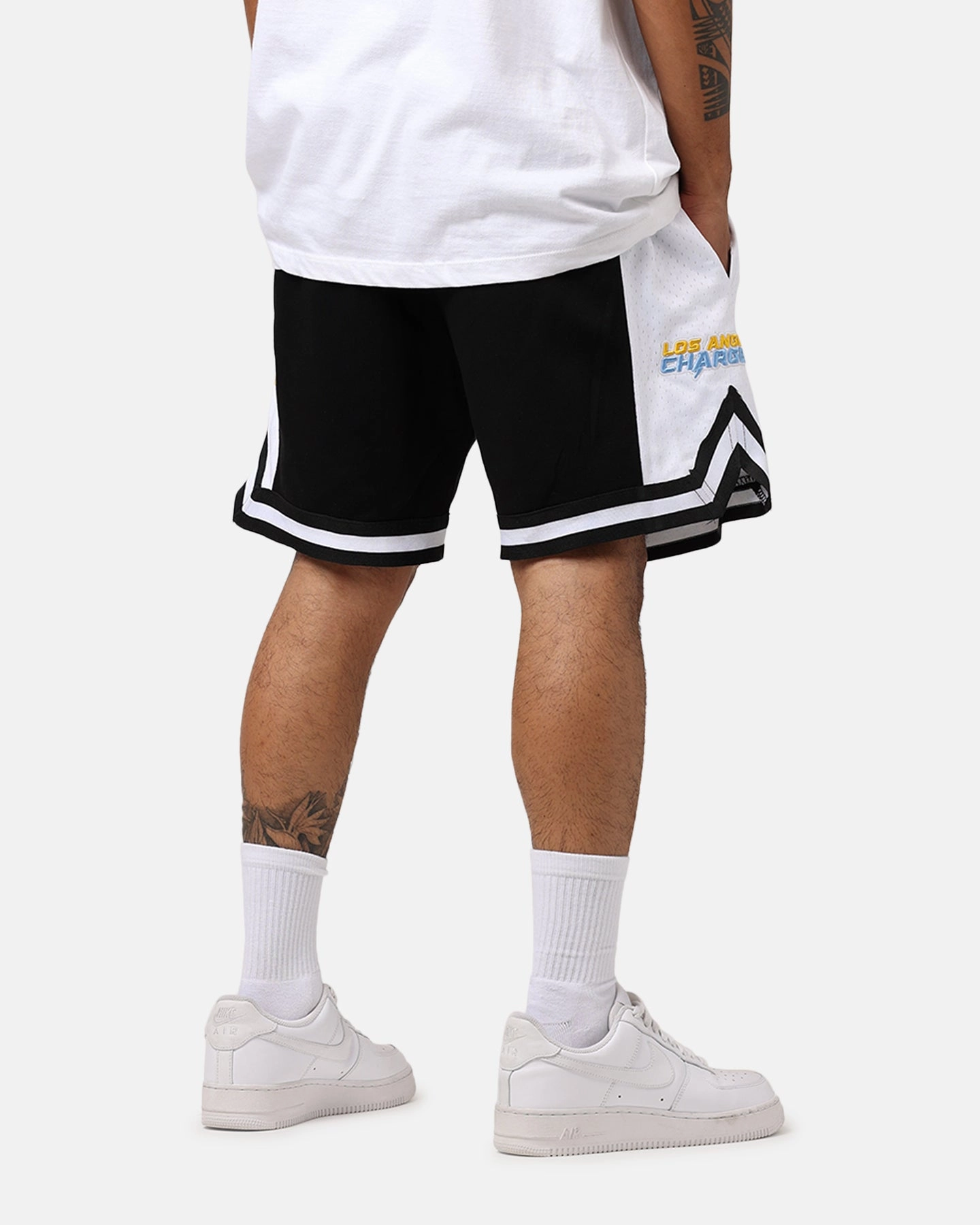 Pro Standard Los Angeles Chargers Fast Lane 2.0 Shorts Black Versatile Style