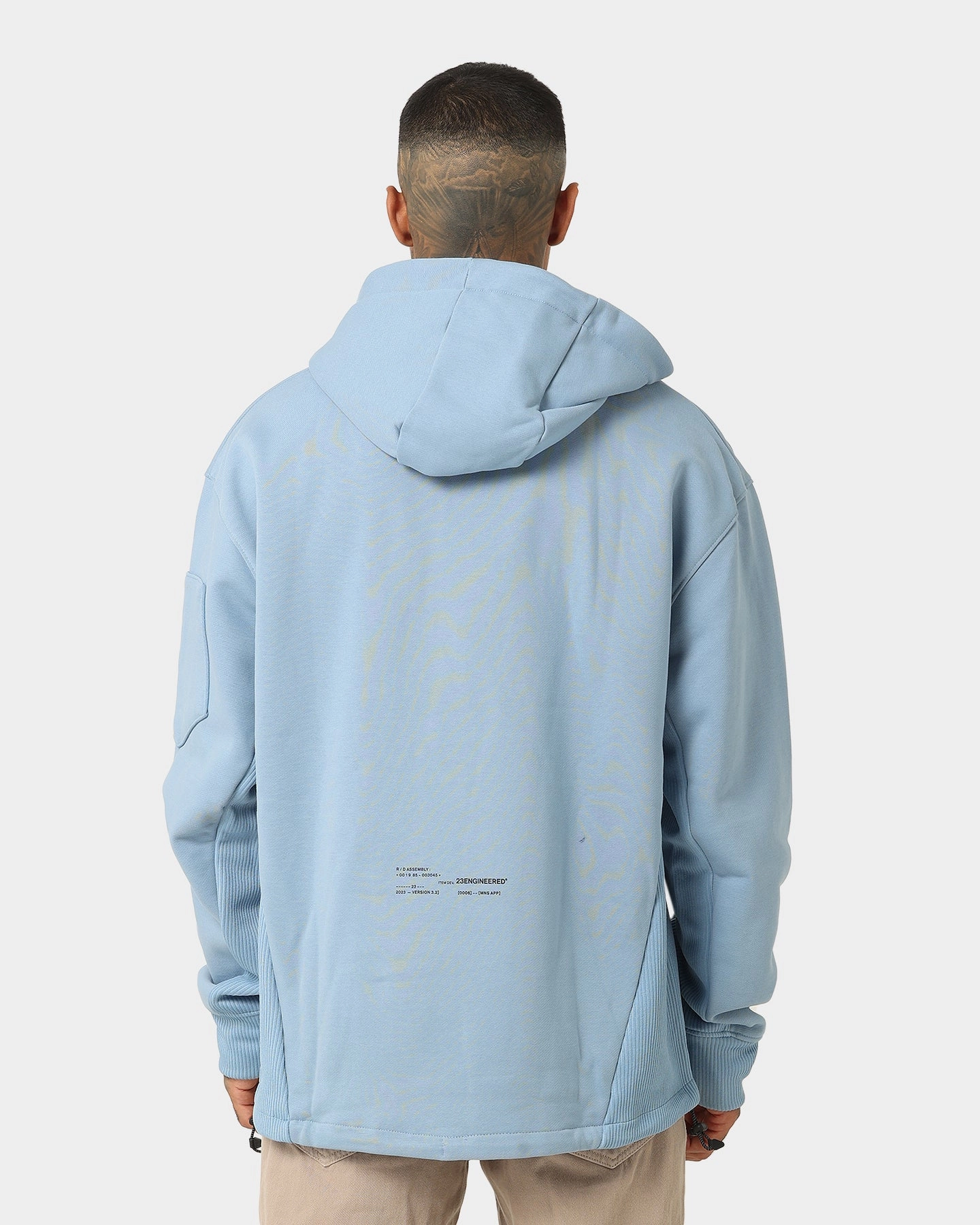 slim Utility Jordan 23 Engineered Statement Fleece Pullover Hoodie Chambray