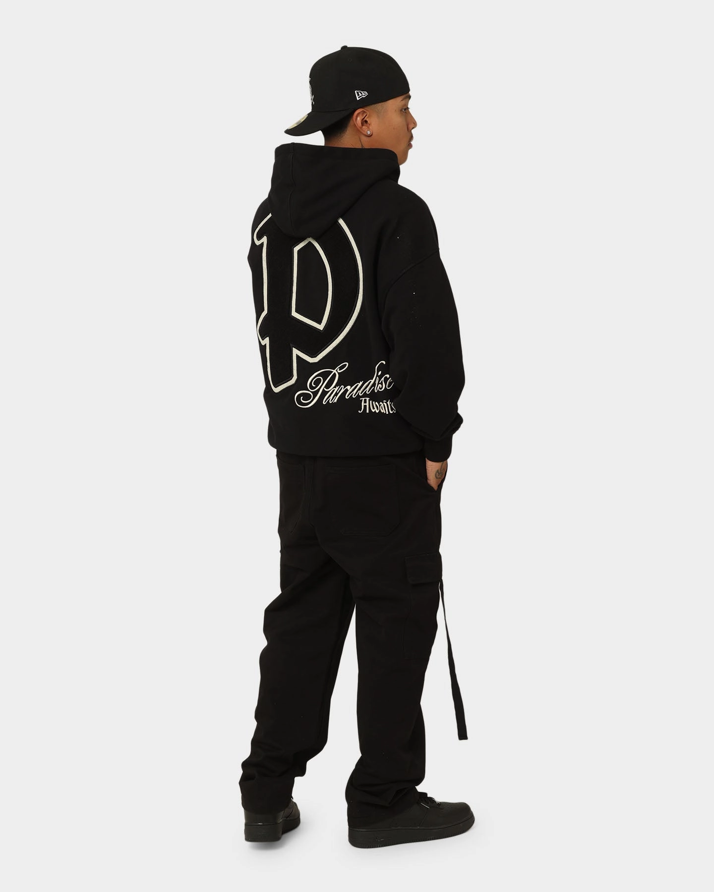 museum Loiter Paradise Zip Hoodie Off Black