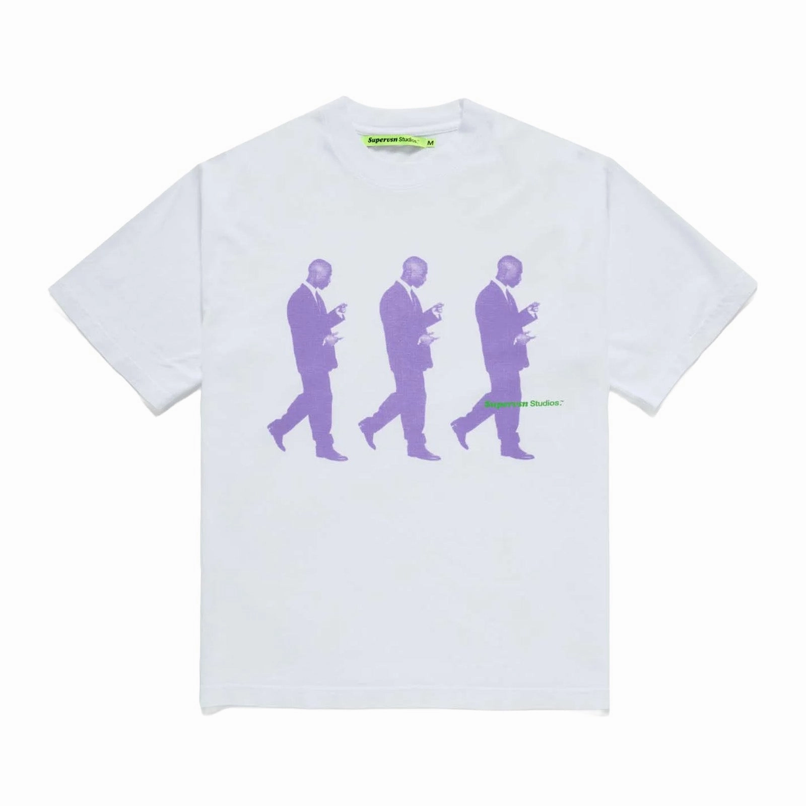 Reflective Safety Details NoiseFreeFabric Supervsn Big Stepper Tee 'White'