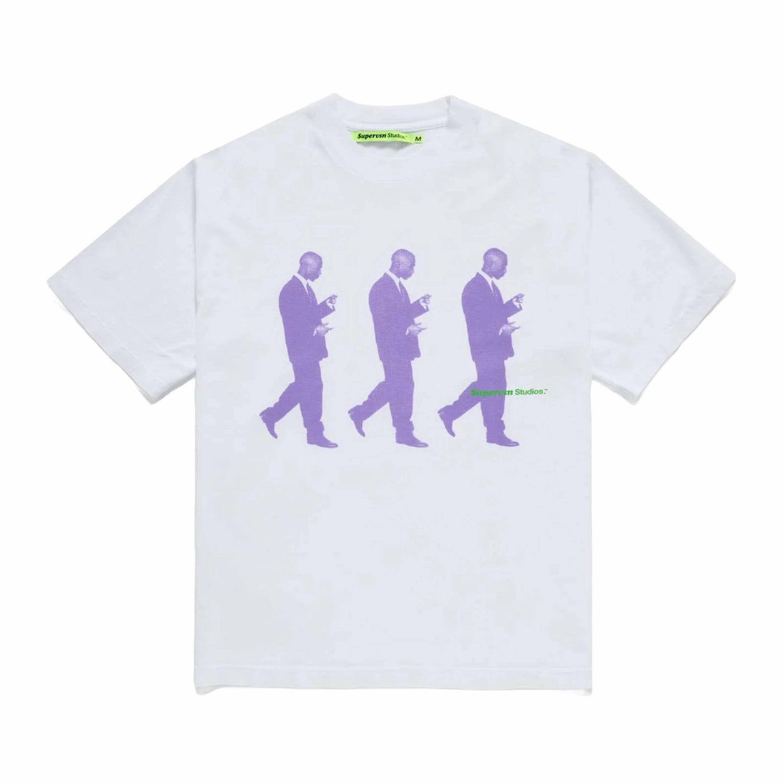 Supervsn Big Stepper Tee 'White' PFC Free Treatment ReinforcedSeams