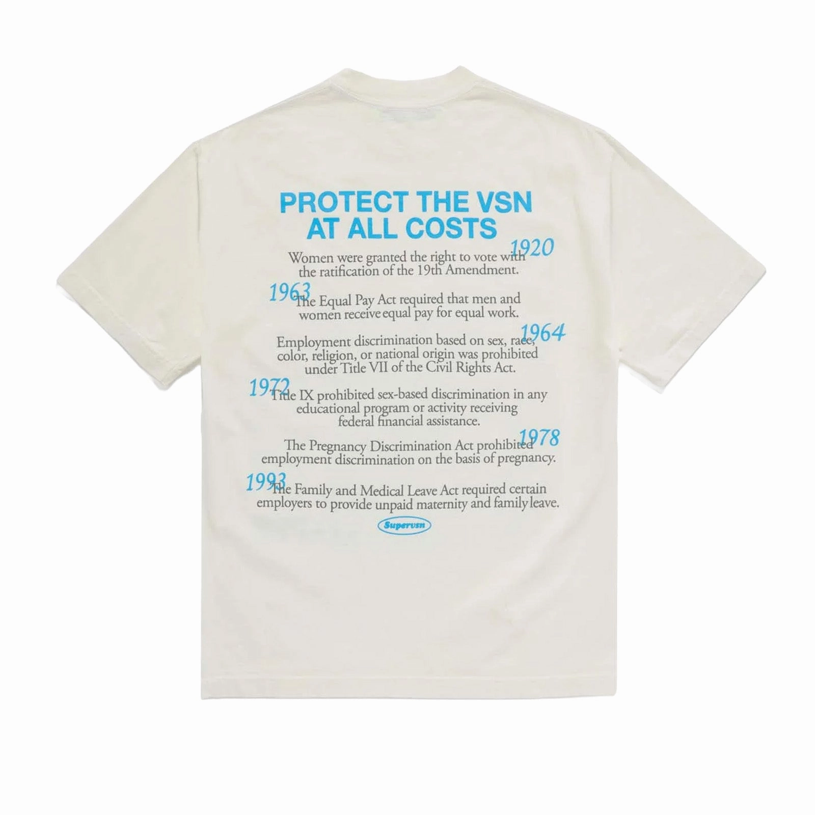Supervsn My Sisters Keeper Short Sleeve Tee 'Bone' Cool Style