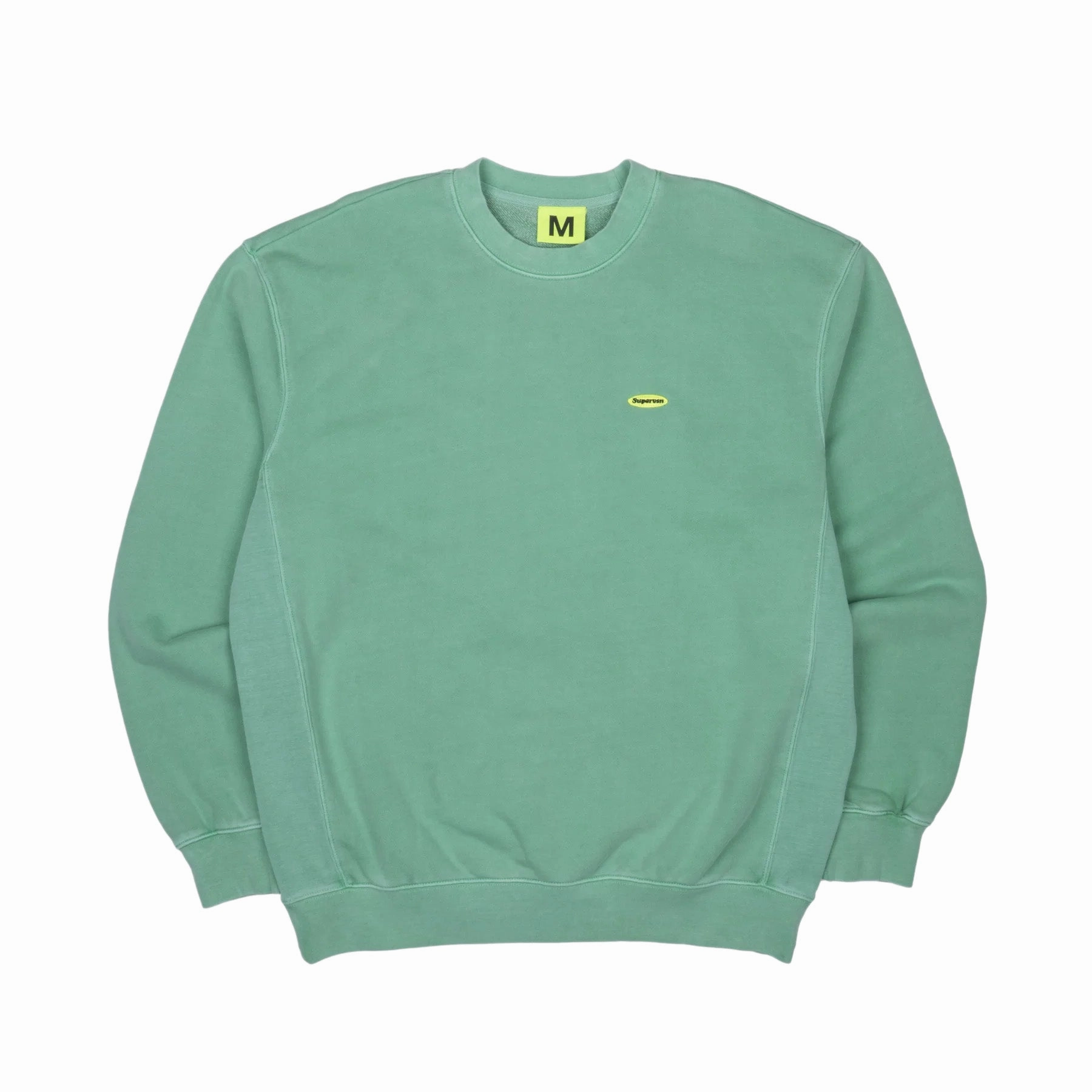 Supervsn Studio Starburst Crewneck 'Green' slim cut