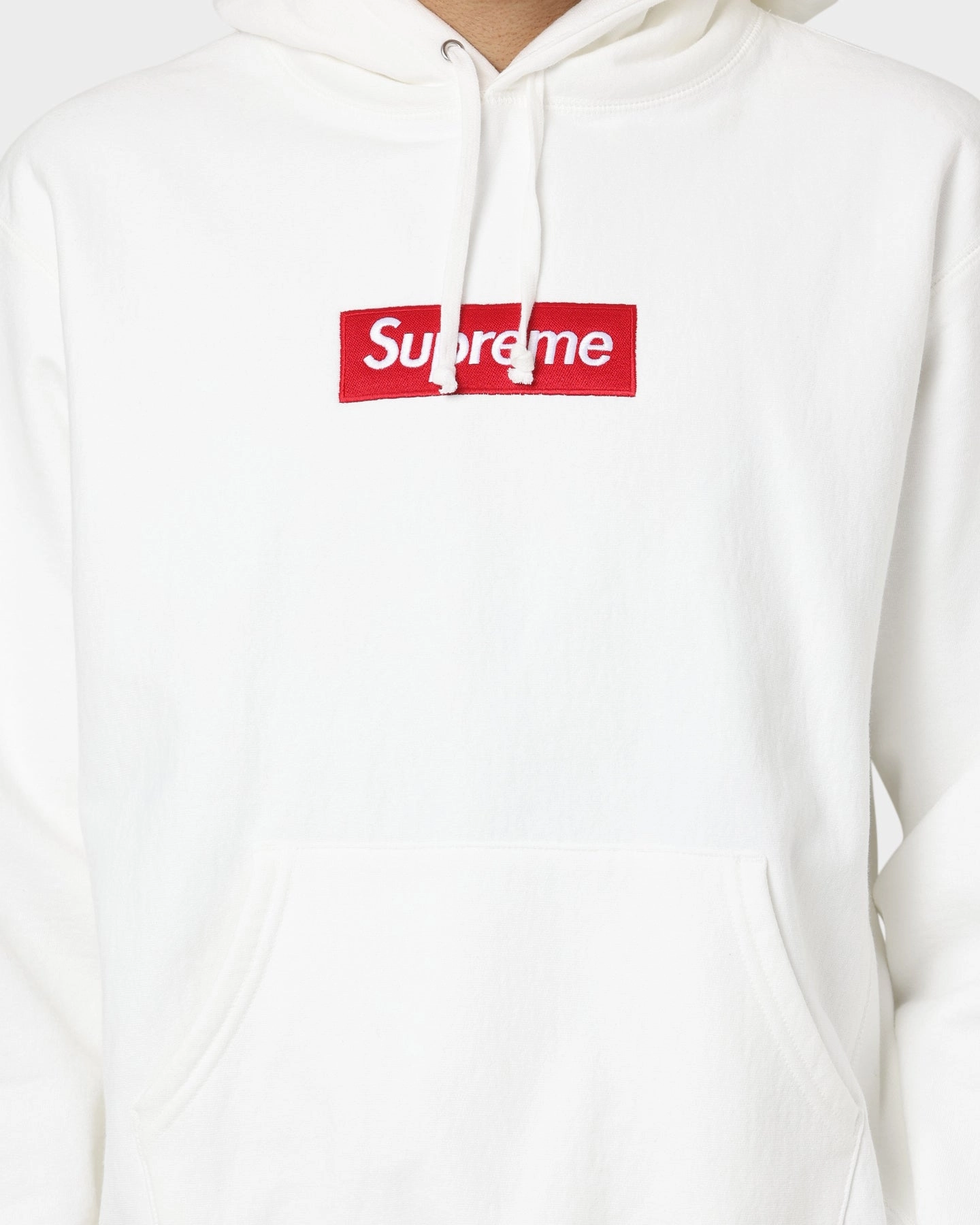 Supreme Box Logo Hooded Sweatshirt White Operation