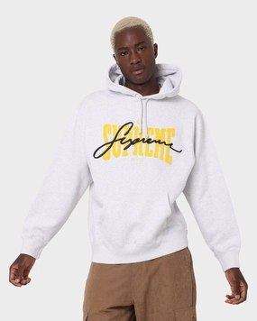 Liability Supreme Embroidered Chenille Hoodie Grey