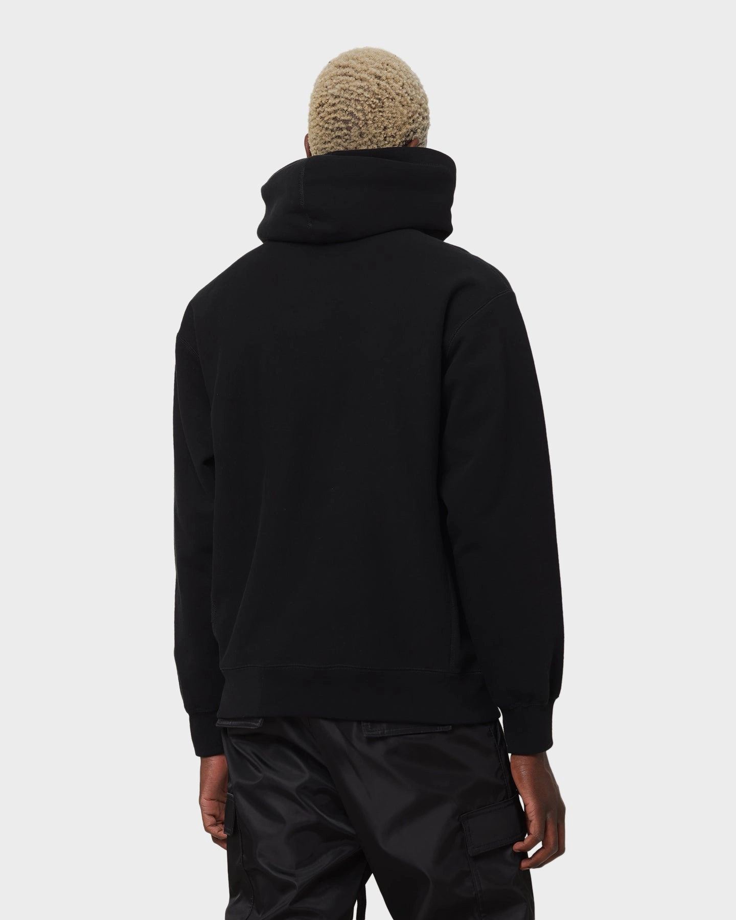 Supreme Raised Handstyle Hoodie Black TearResistant Ripstop Nylon Adjustable