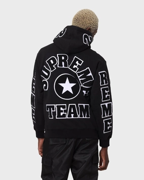 Supreme Team Chenille Hoodie Black professionals suitable for sports games