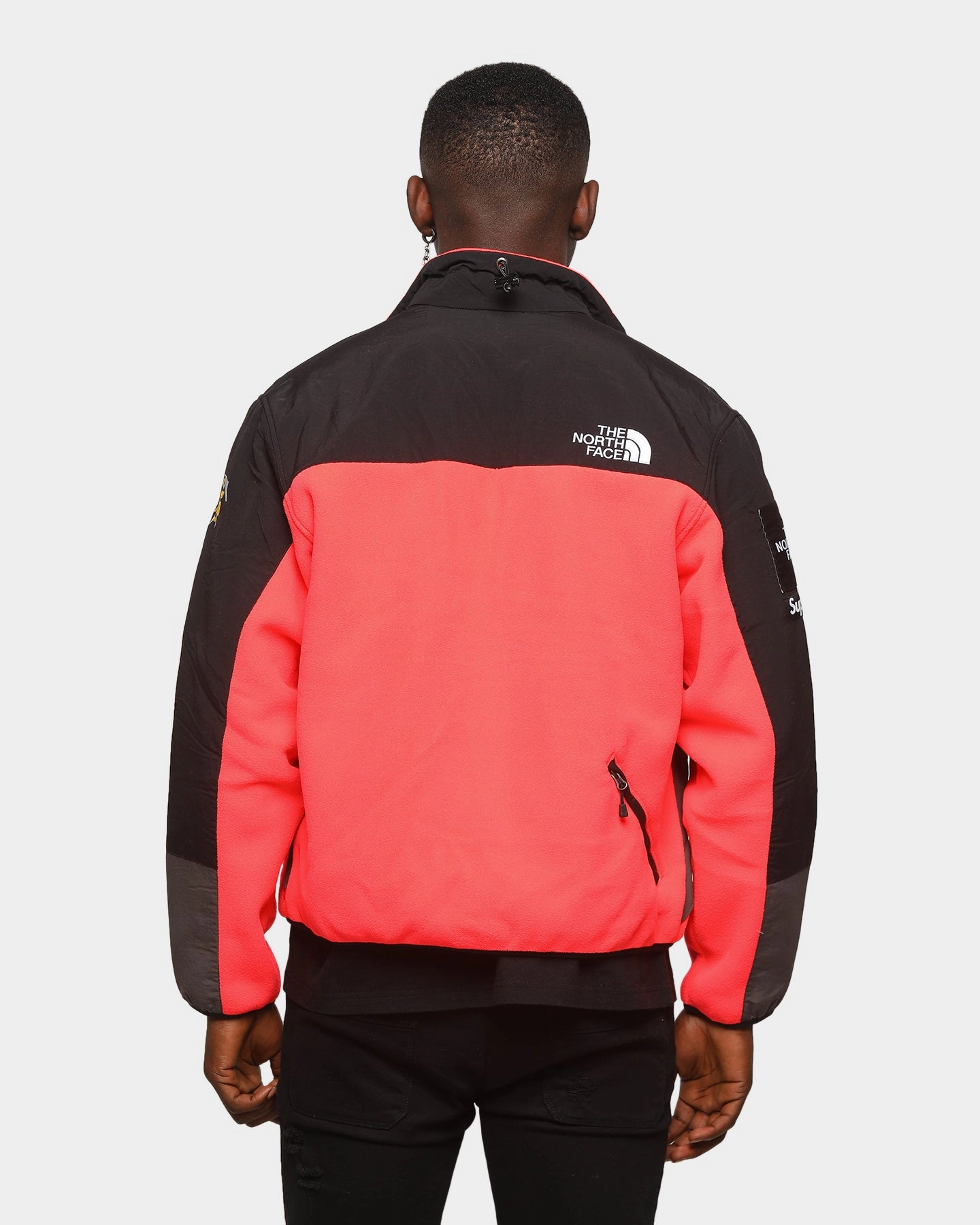 Supreme The North Face RTG Fleece Jacket Red Quilted Inner Layer