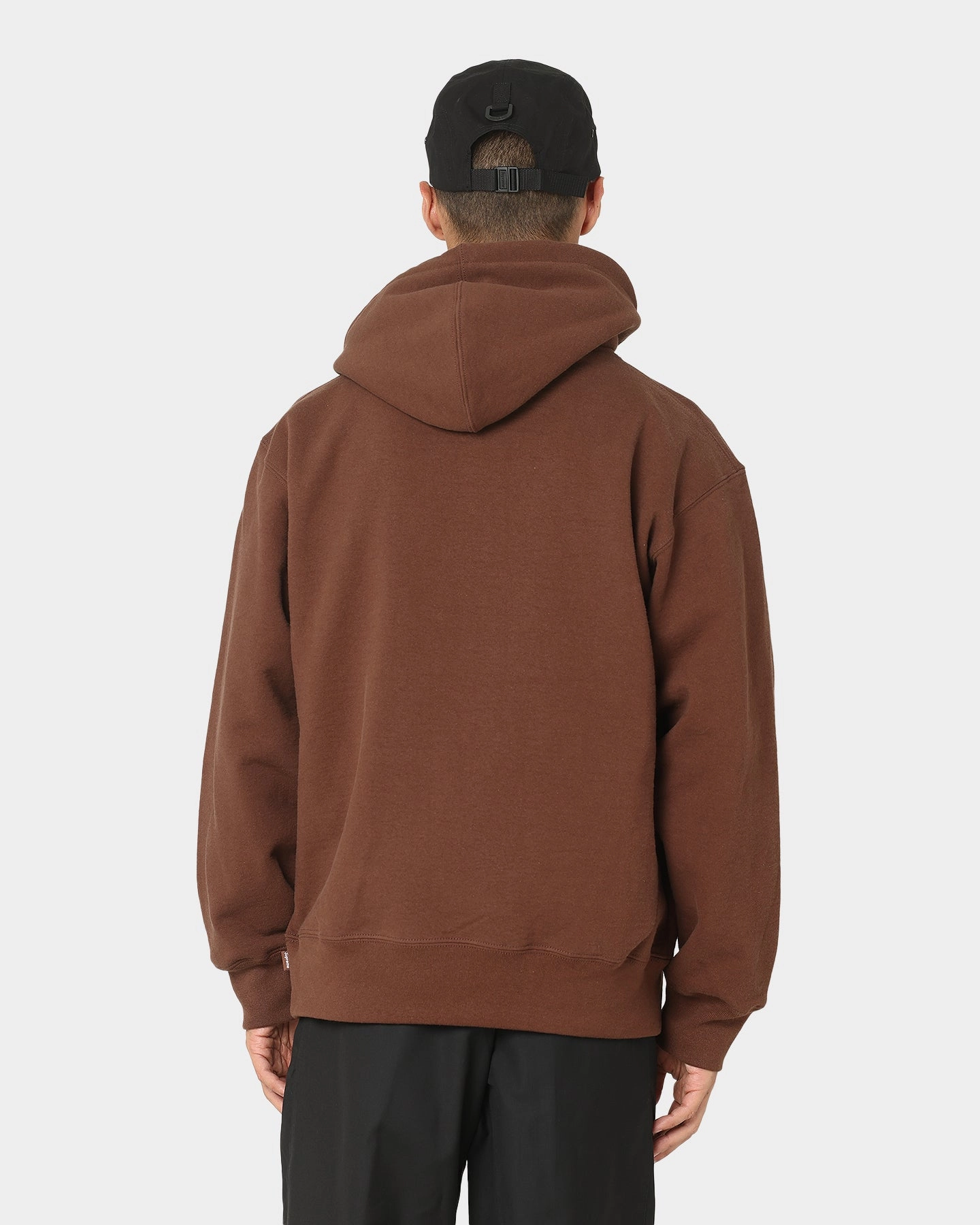 tag Supreme USA Hooded Sweatshirt Brown