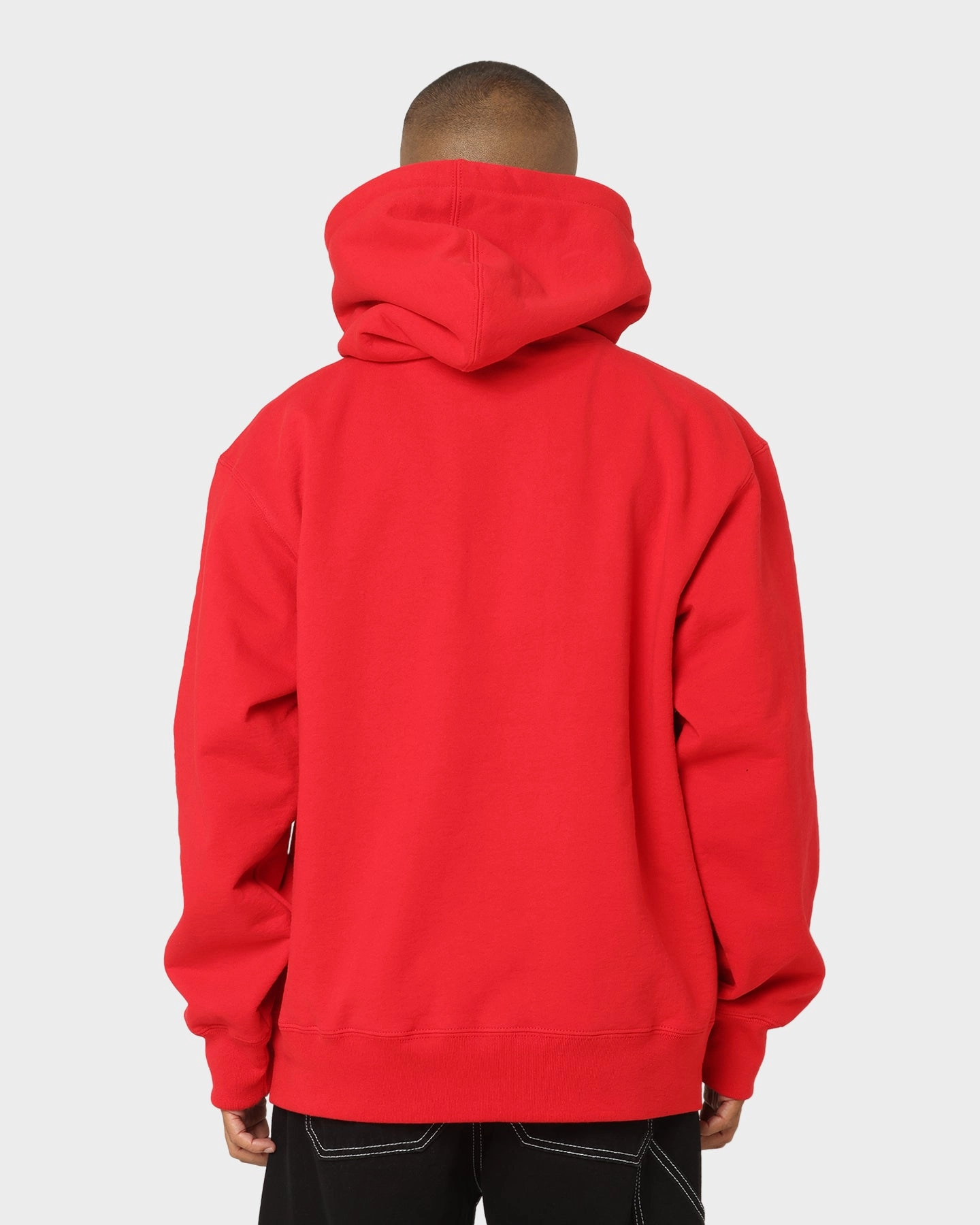 Supreme USA Hooded Sweatshirt Red Journal Noise Reduced Fabric