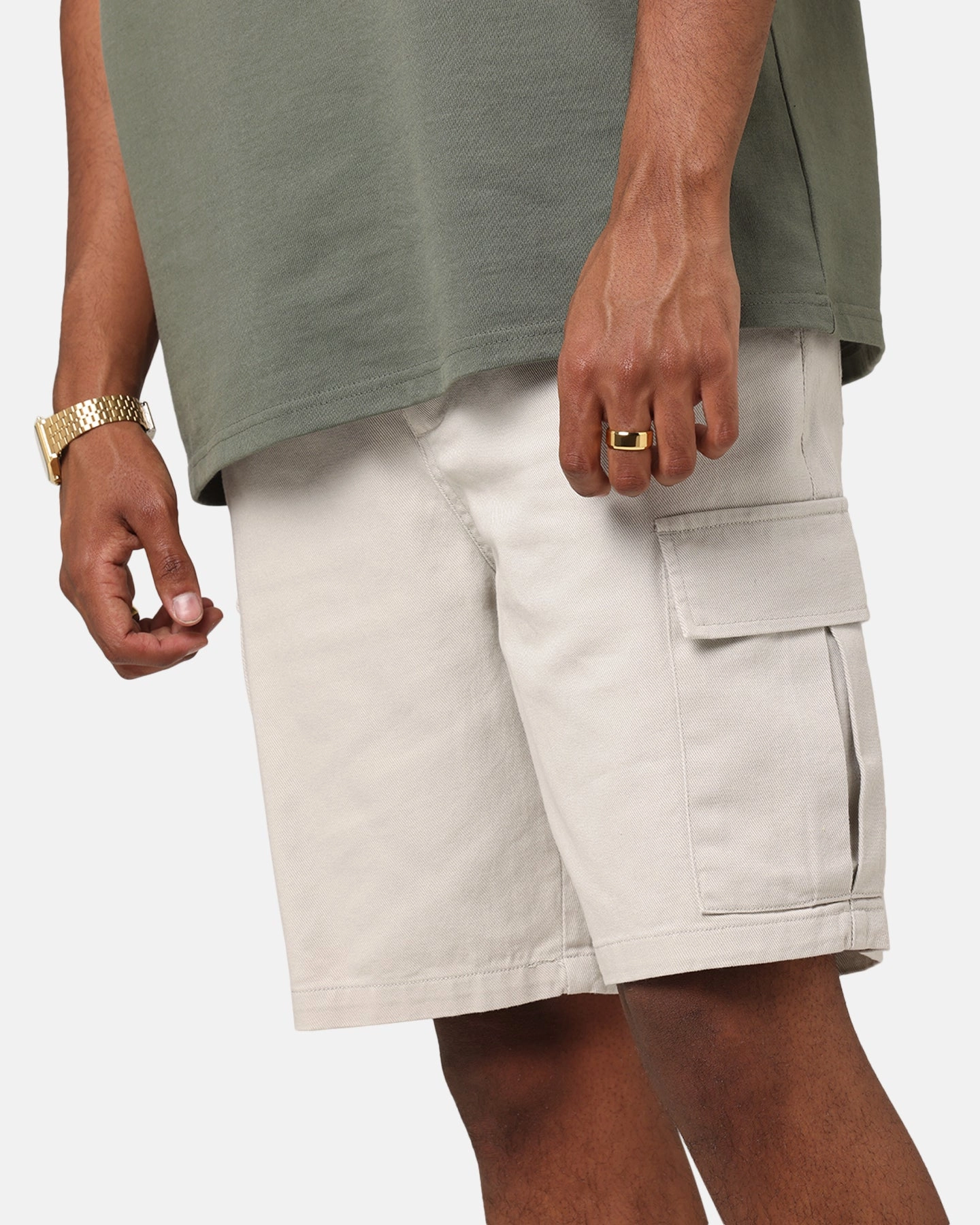 Extended Inseam Options XXIII Jordy Cargo Shorts Stone